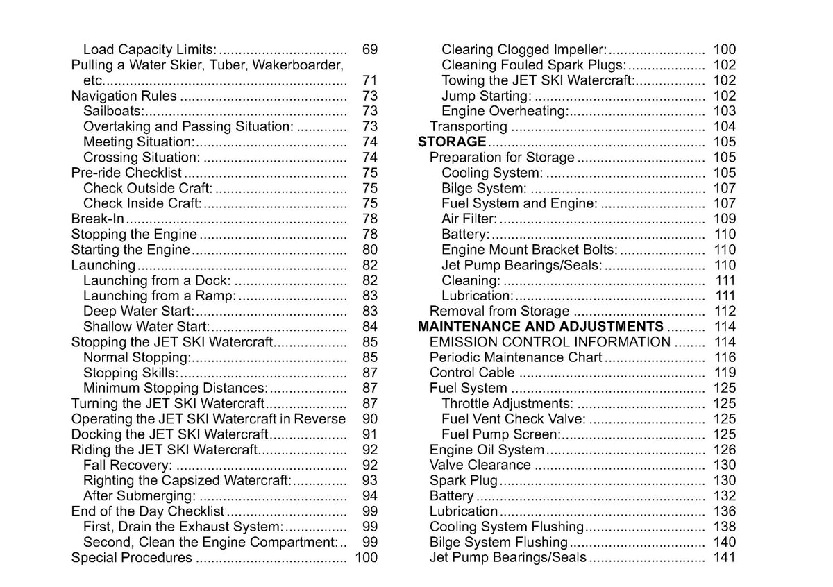 KAWASAKI STX-15F Jet Ski Watercraft Owners Manual 2012 - WIRE BOUND - COVERS