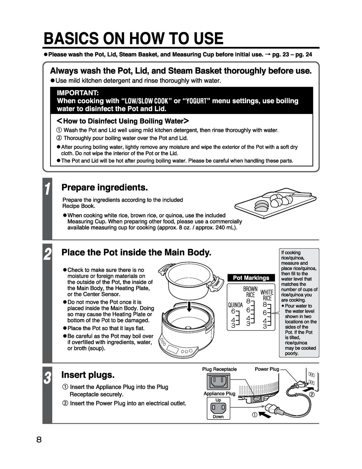 ZOJIRUSHI EL-CAC60 Multicooker Operating Instructions Manual - WIRE BOUND