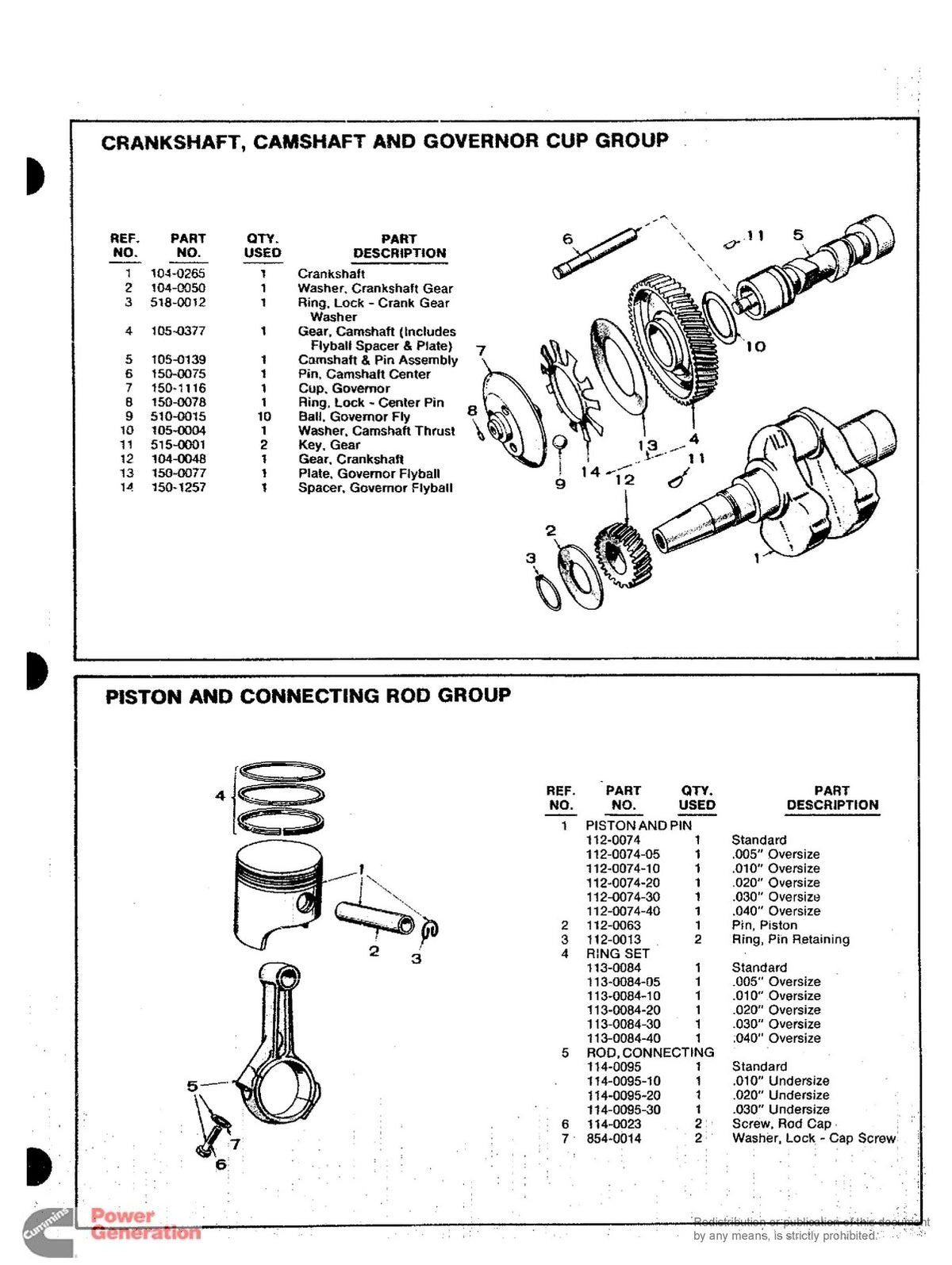 ONAN PortaStart AJ Spec H L Operators And Parts Manual - WIRE BOUND - COVERS