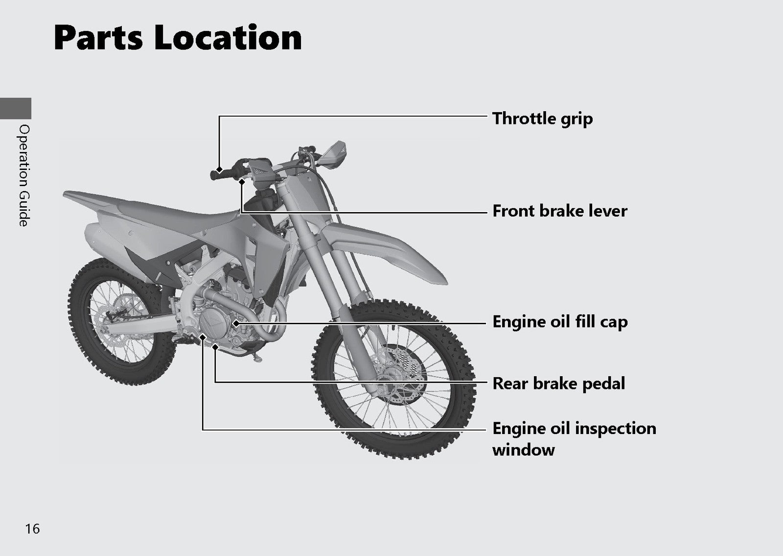 HONDA CRF250R CRF250RX CRF250RWE Owners Manual 2025 - WIRE BOUND - TOUGH COVERS