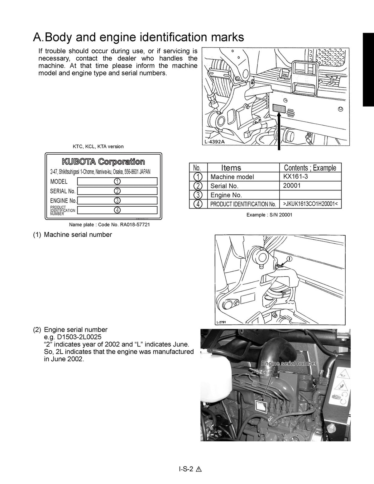 KUBOTA KX121-3 KX161-3 Excavator Workshop Manual - BOUND - COVERS - XL FOLDOUTS