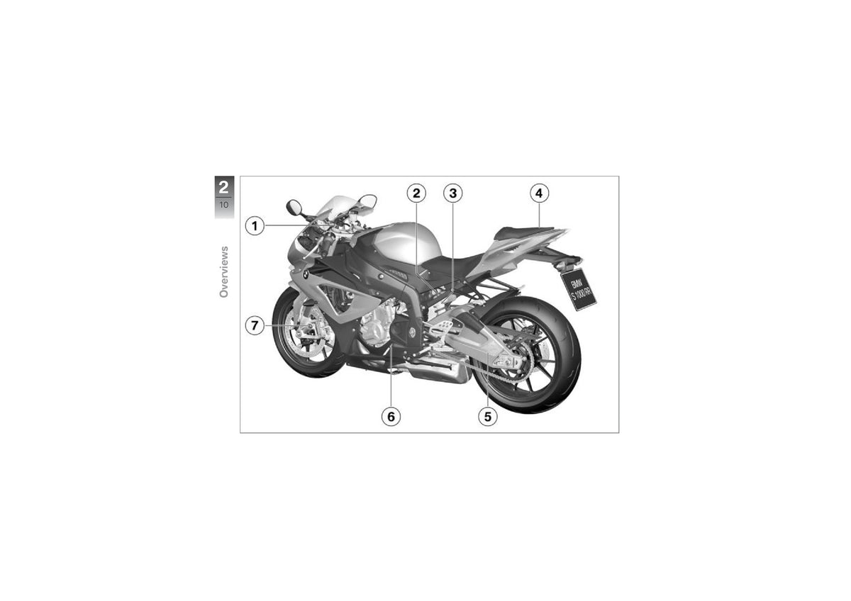 BMW S 1000 RR Motorcycle Riders Manual US Model - WIRE BOUND - TOUGH COVERS