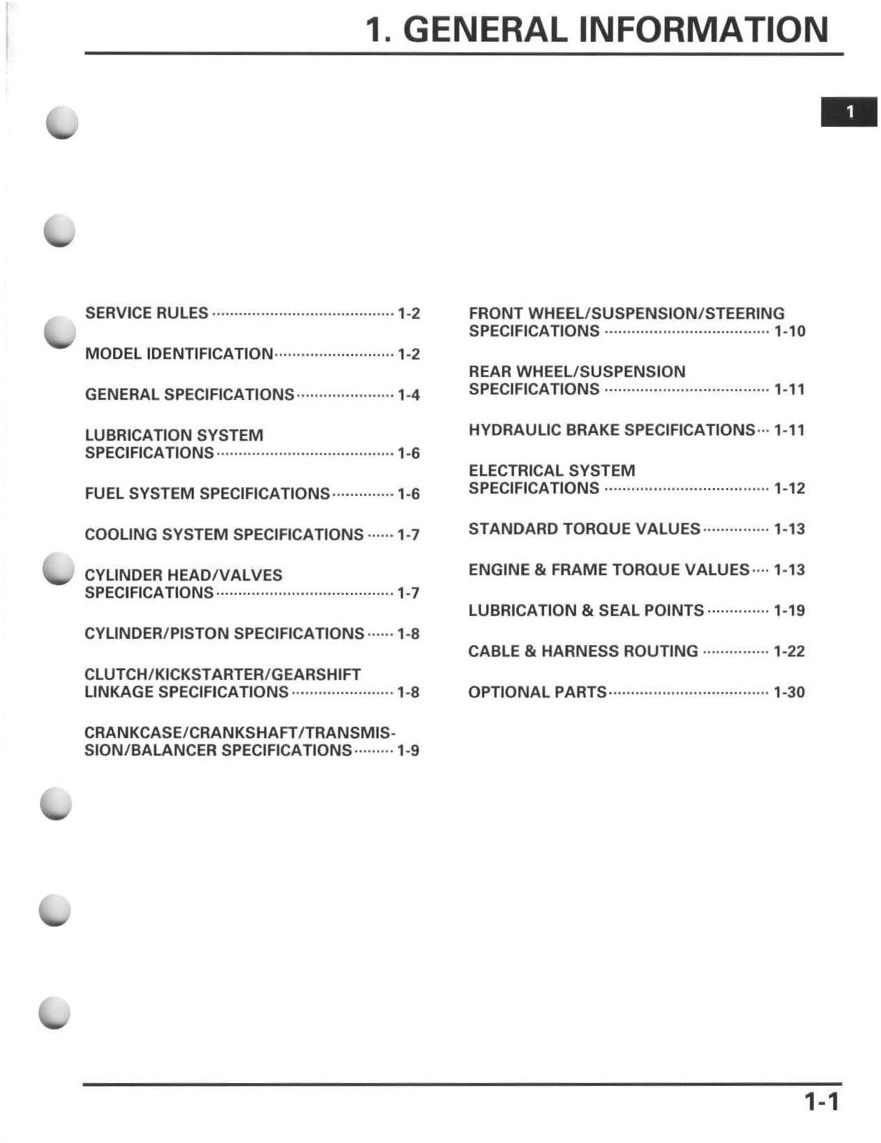 HONDA CRF250R Motorcycle Service Manual 2004-2009 - WIRE BOUND - TOUGH COVERS