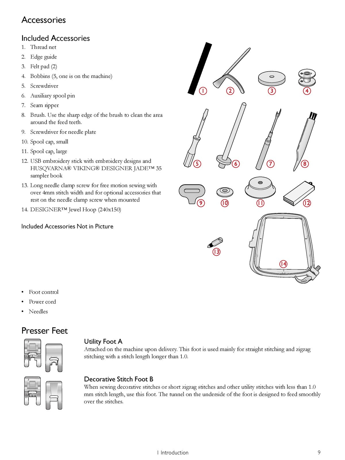 HUSQVARNA VIKING Designer Jade 35 Sewing Machine Users Guide Manual - WIRE BOUND