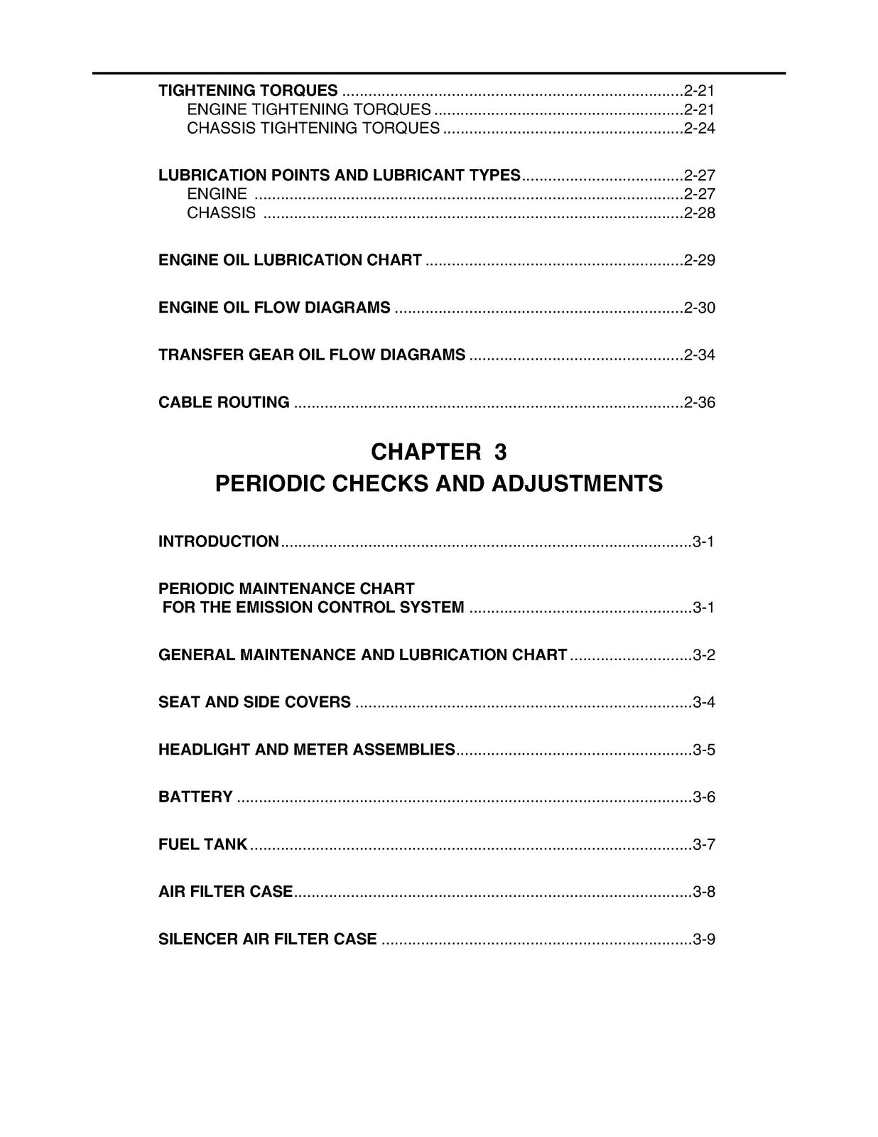 YAMAHA XV1700P XV1700PC Warrior Motorcycle Service Manual 2002, FOLDOUTS