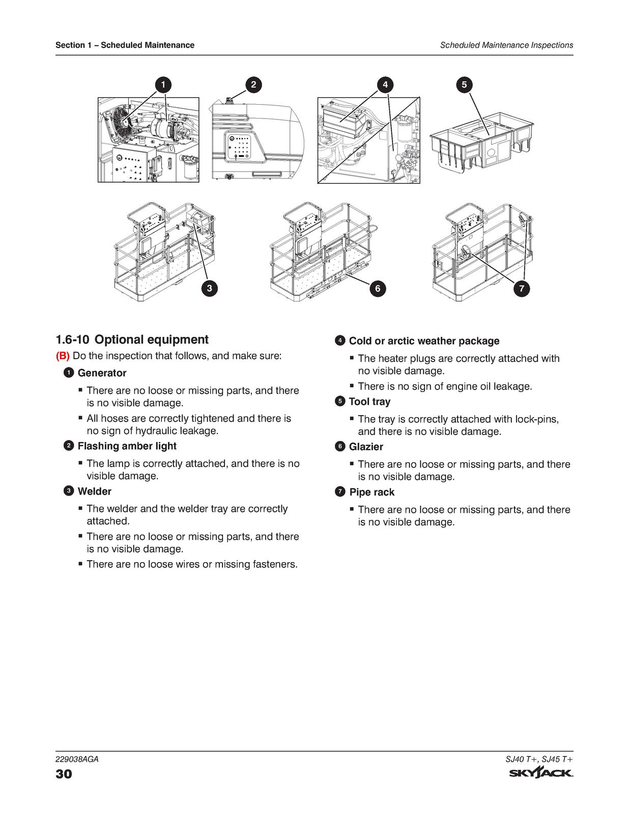 SKYJACK SJ40 T SJ45 T Telescopic Boom Service Manual 2025, FOLDOUTS
