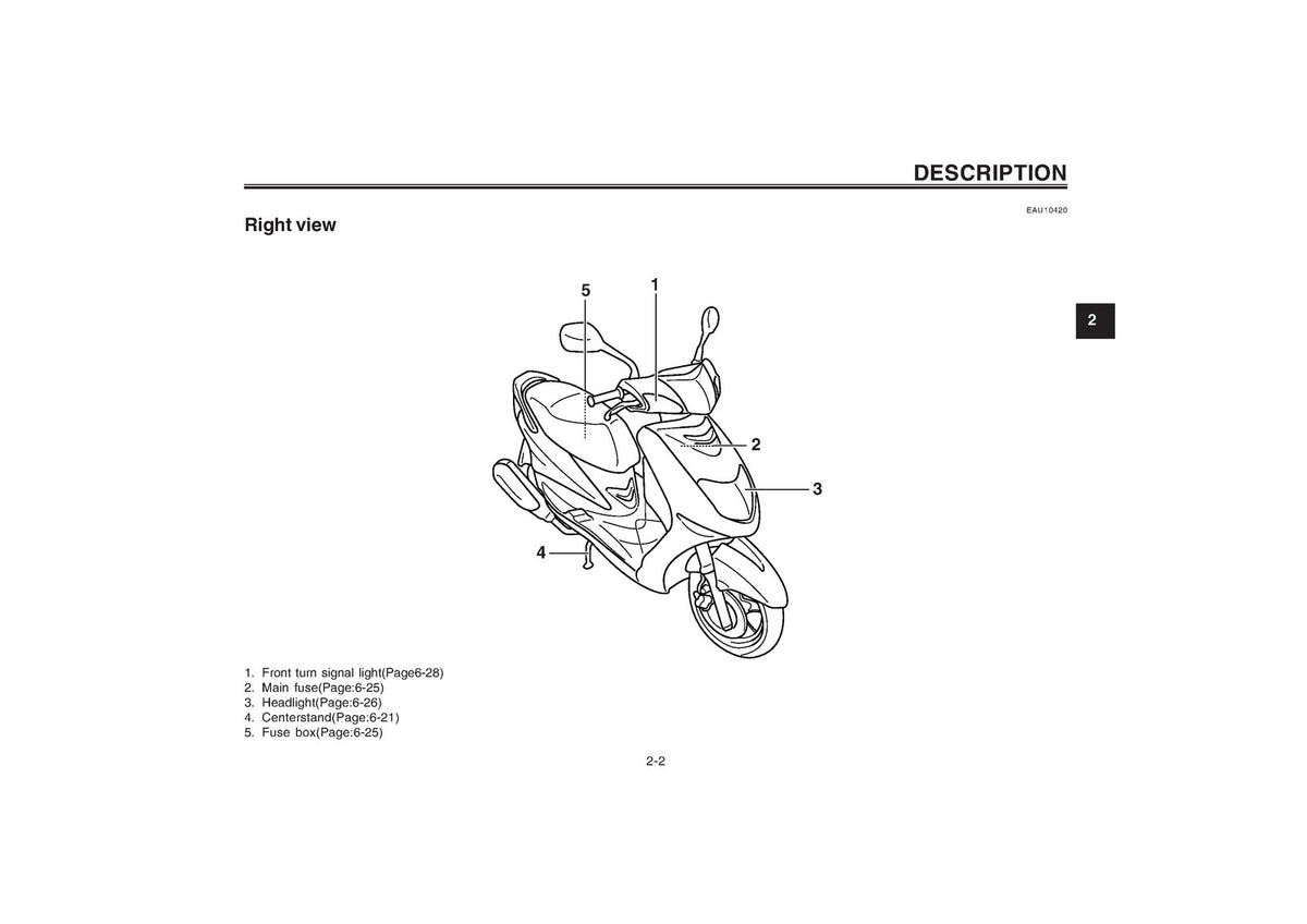 YAMAHA Cygnus X XC125 Scooter Owners Manual 2005 - WIRE BOUND - TOUGH COVERS