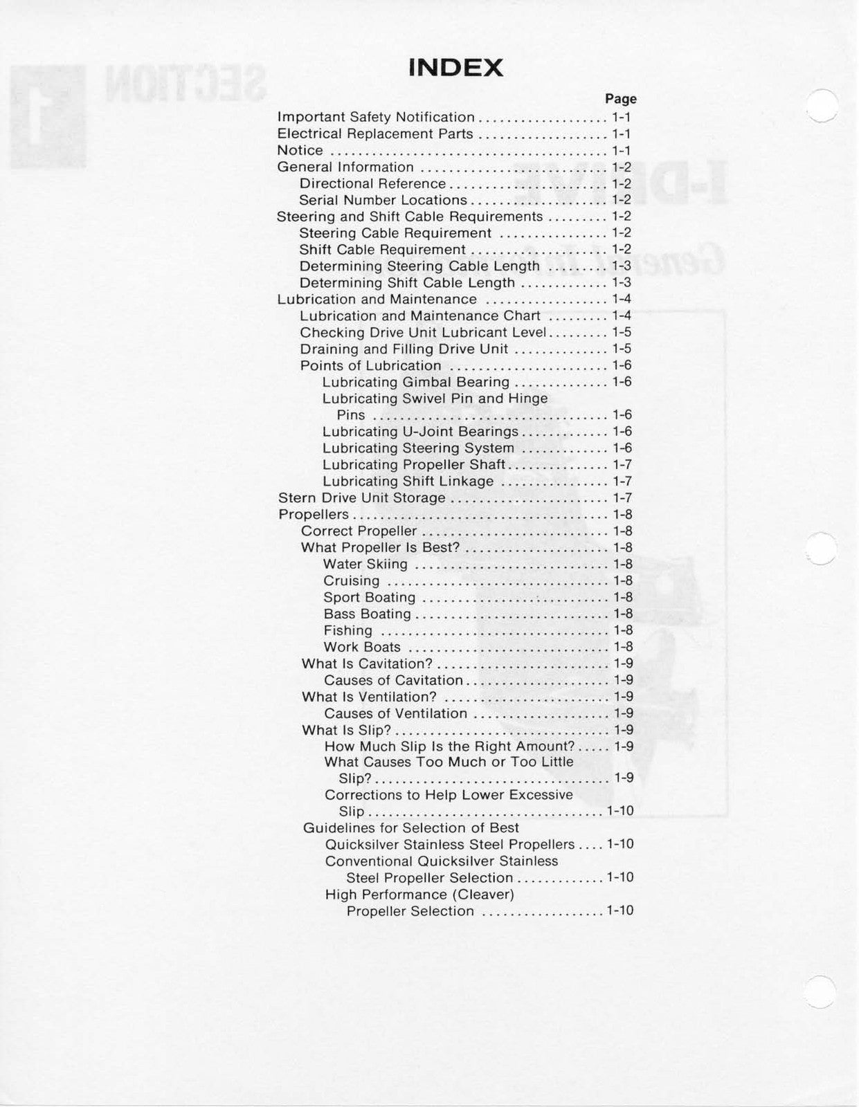 MERCURY MERCRUISER MCM 120 140 165 470 485 898 228 260 Service Manual 1986