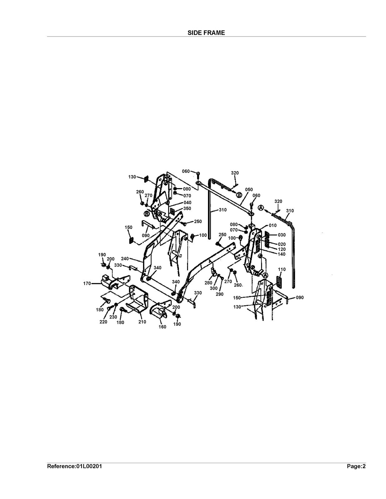 KUBOTA LA480 Loader Illustrated Parts List Manual - WIRE BOUND - TOUGH COVERS