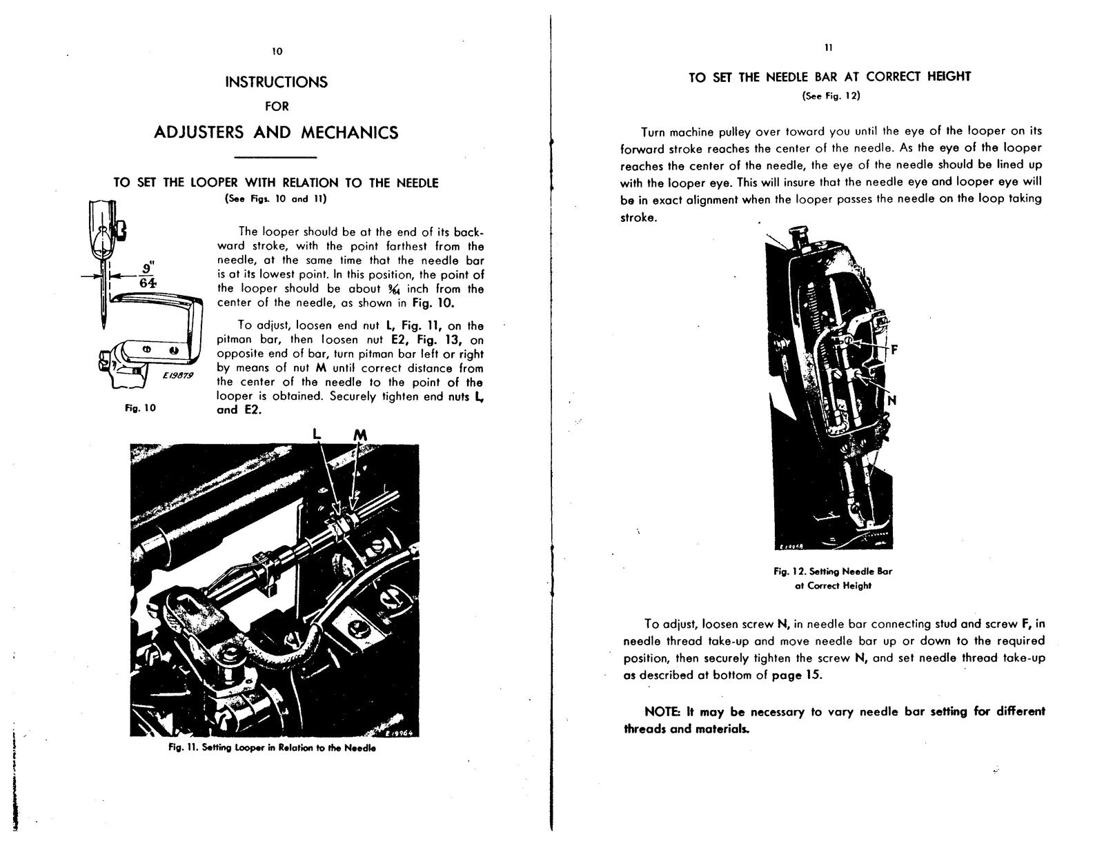 SINGER 253-1 253-2 Sewing Machine Service Manual - WIRE BOUND - TOUGH COVERS