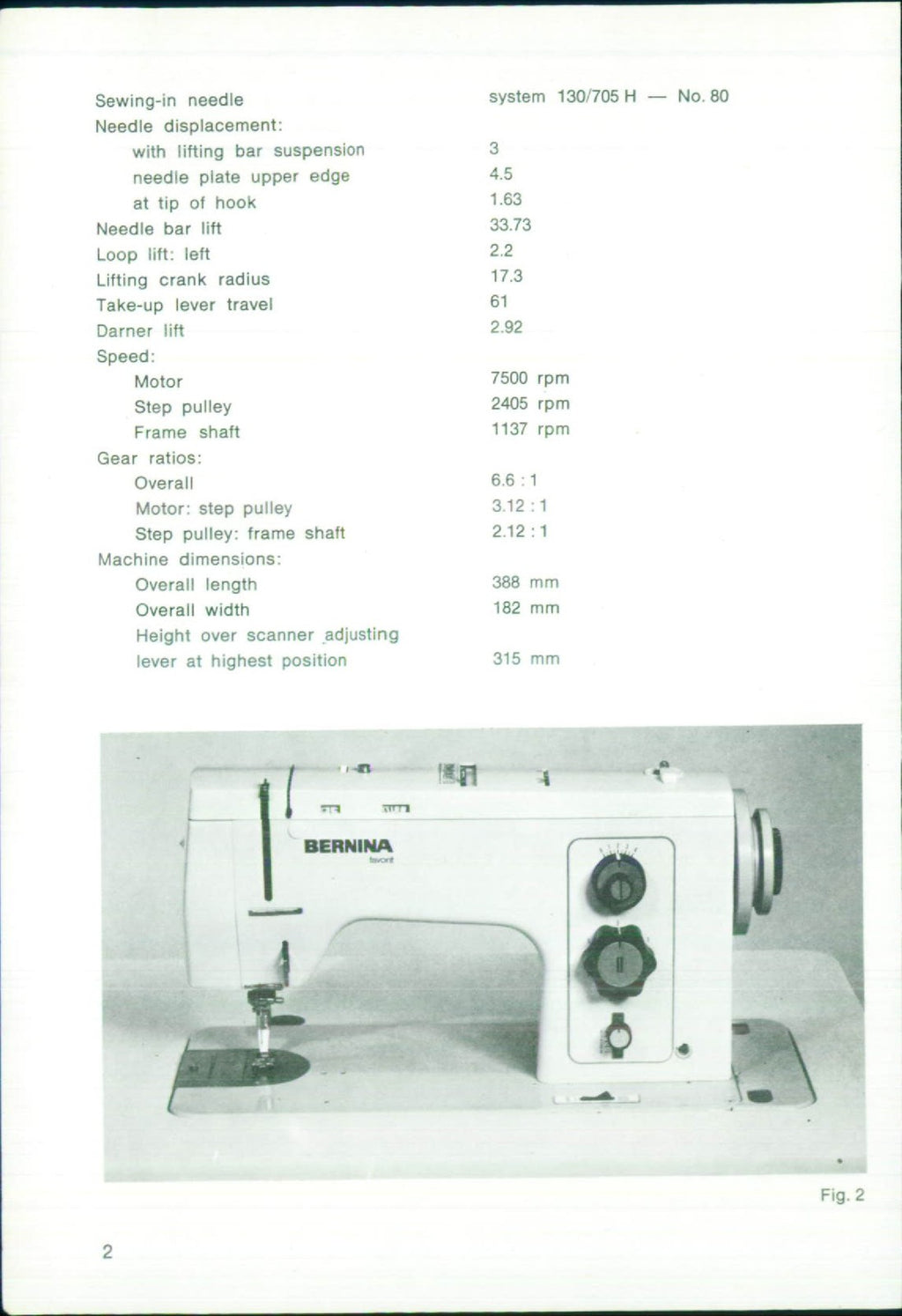 BERNINA 840 841 842 Service Manual Adjusters Manaul - WIRE BOUND - TOUGH COVERS