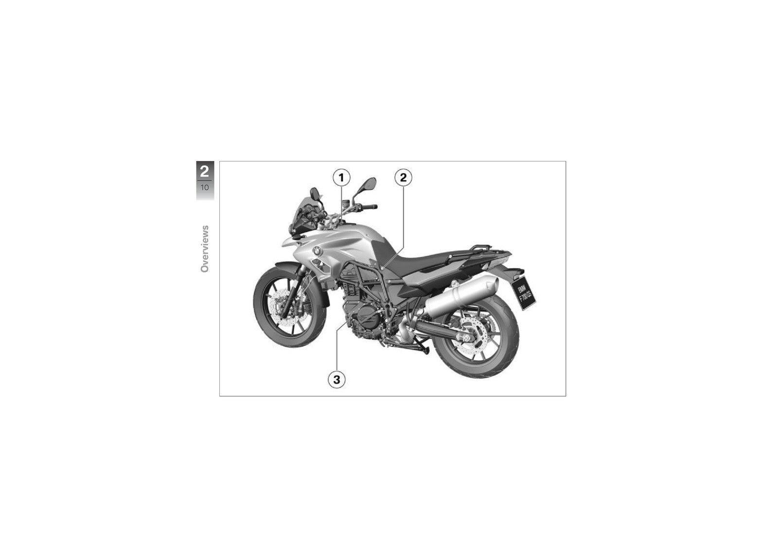 BMW F 700 GS Motorcycle Owners Manual 2017 - STEEL WIRE BOUND - TOUGH COVERS