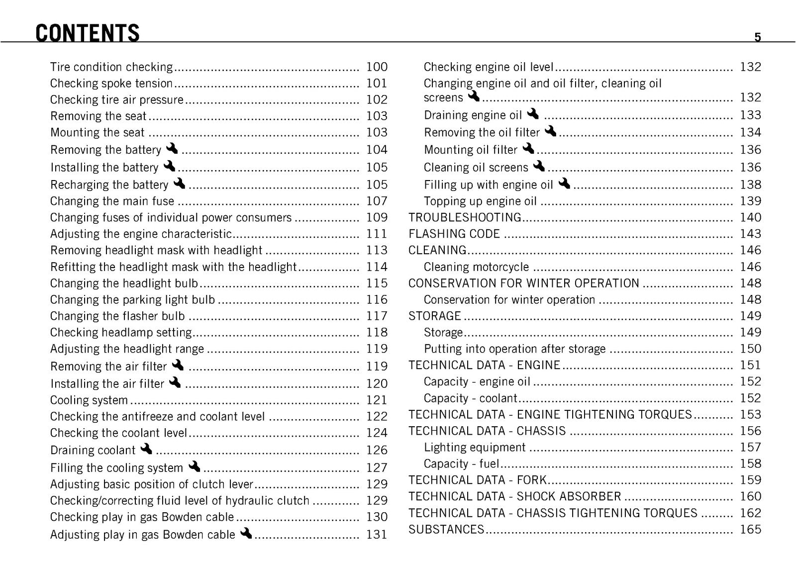 KTM 690 SMC EU AUS UK Owners Manual 2008 - STEEL WIRE BOUND - PROTECTIVE COVERS
