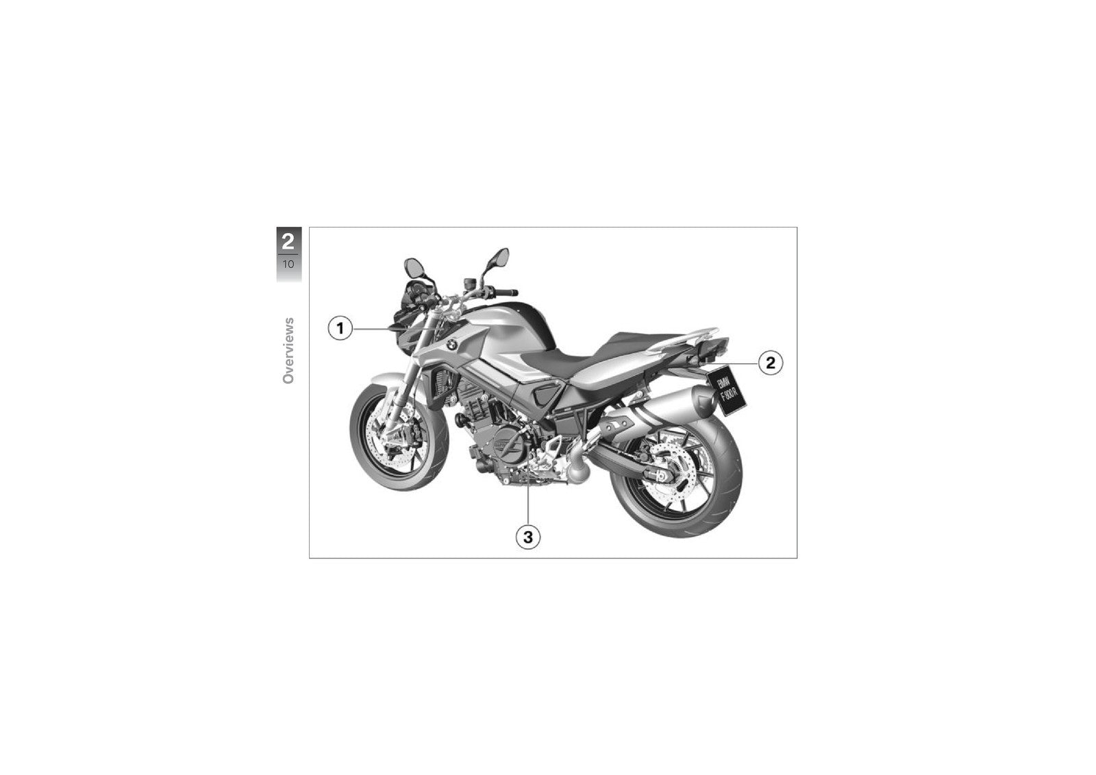 BMW F 800 R Riders Manual 2017 - STEEL WIRE BOUND - PROTECTIVE COVERS