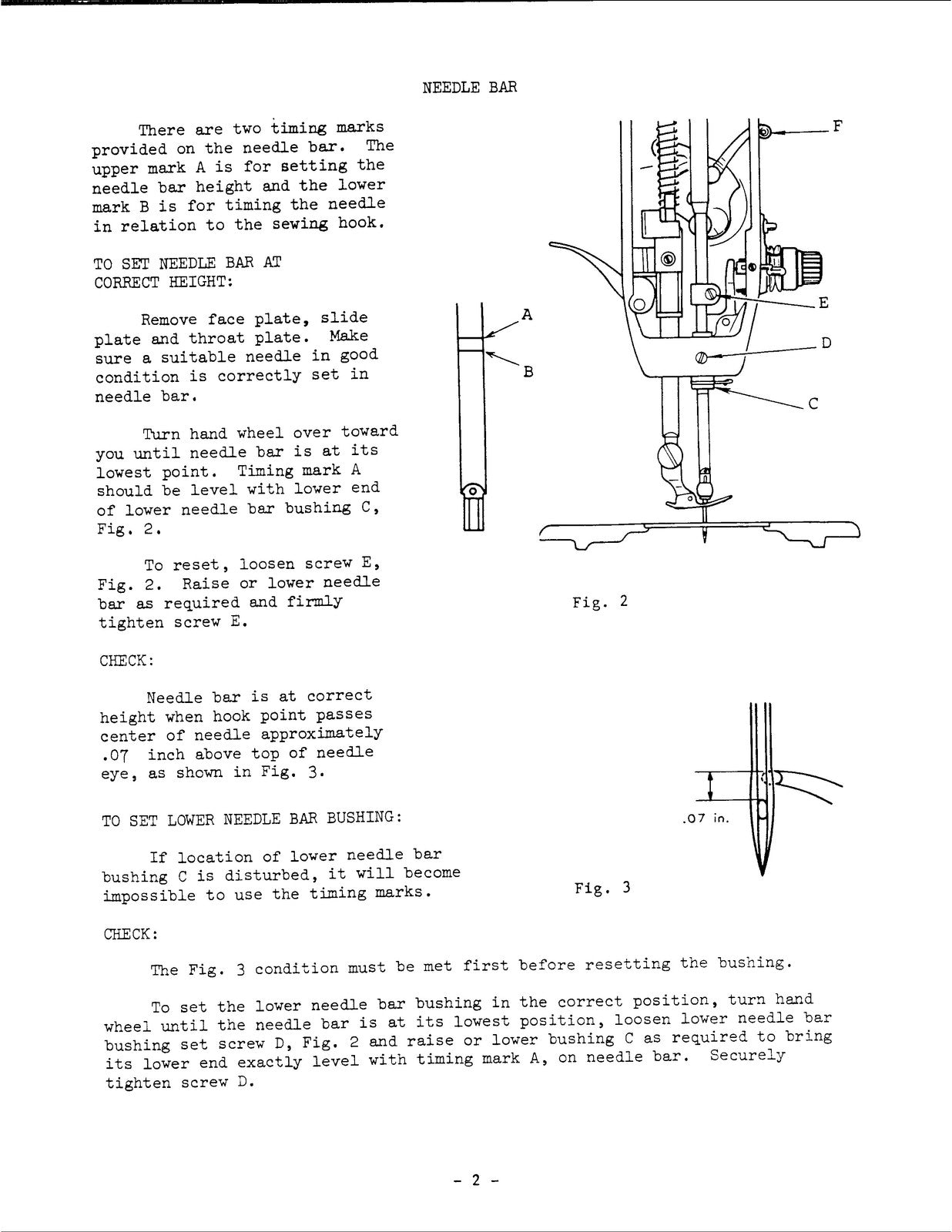 SINGER 188U31 188U33 188U35 Sewing Machine Service Manual - WIRE BOUND - COVERS