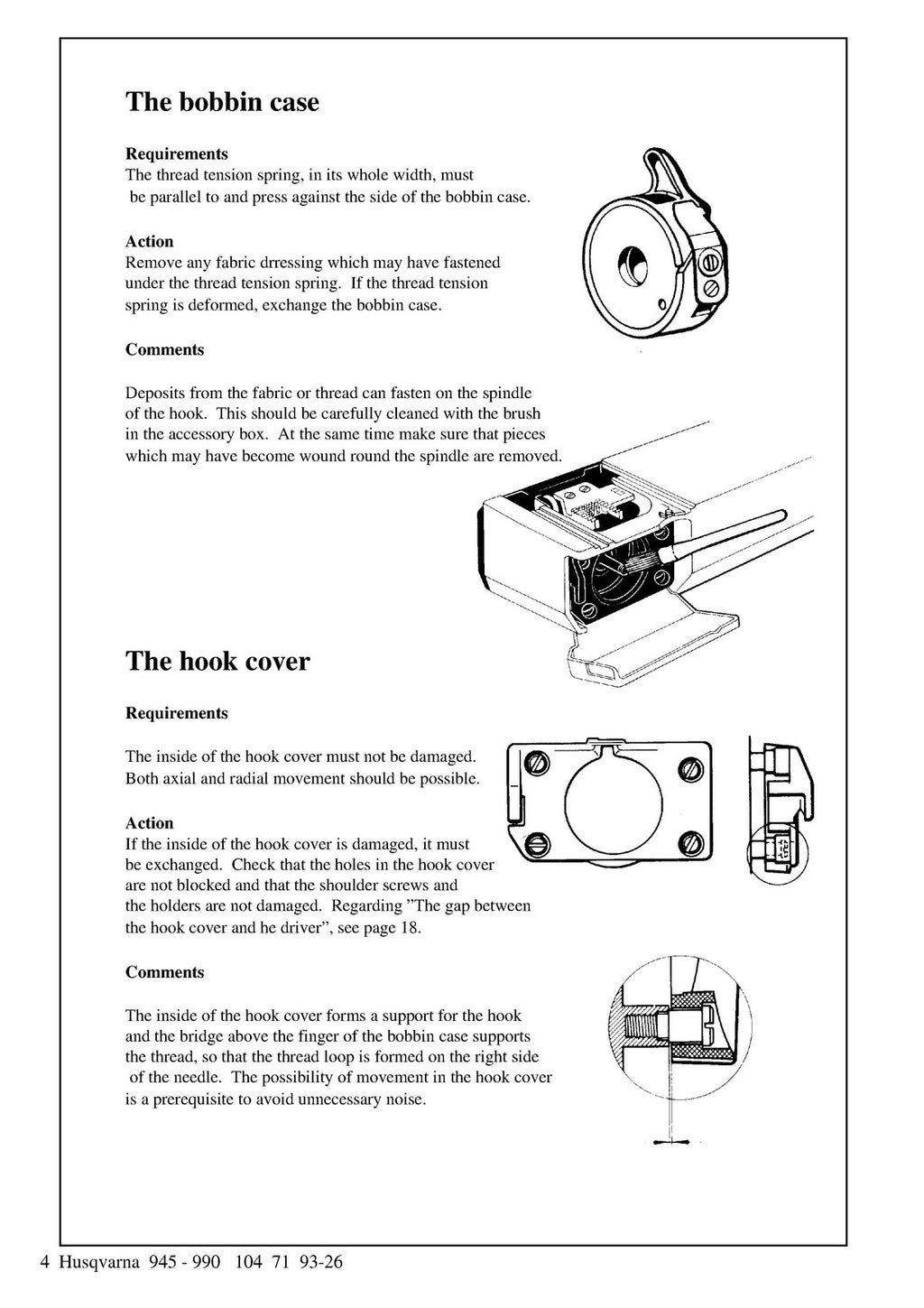 Husqvarna 7000 Series PRISMA 945 - 990 Service Manual - WIRE BOUND - COVERS