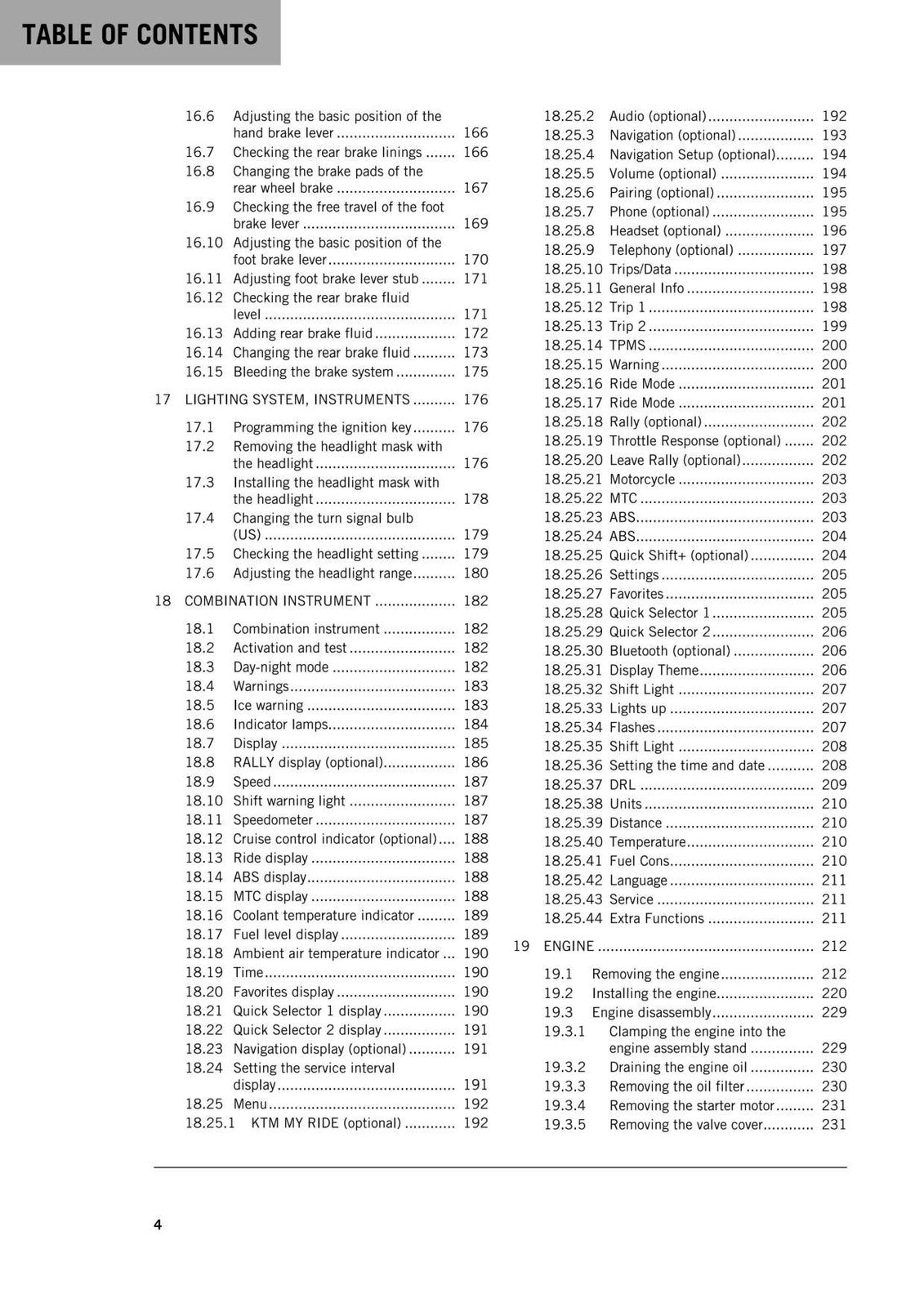 KTM 790 Adventure Repair Manual 2019 - STEEL WIRE BOUND - PROTECTIVE COVERS