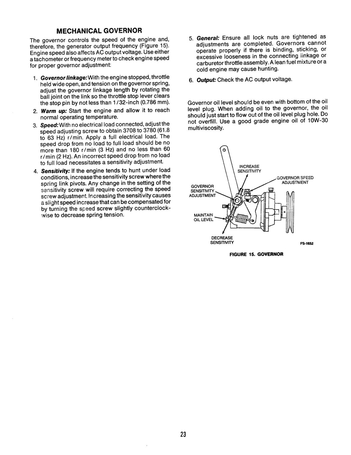 ONAN SJB Gasoline And Gaseous Fuel GenSet Operators Manual 1985 - WIRE BOUND
