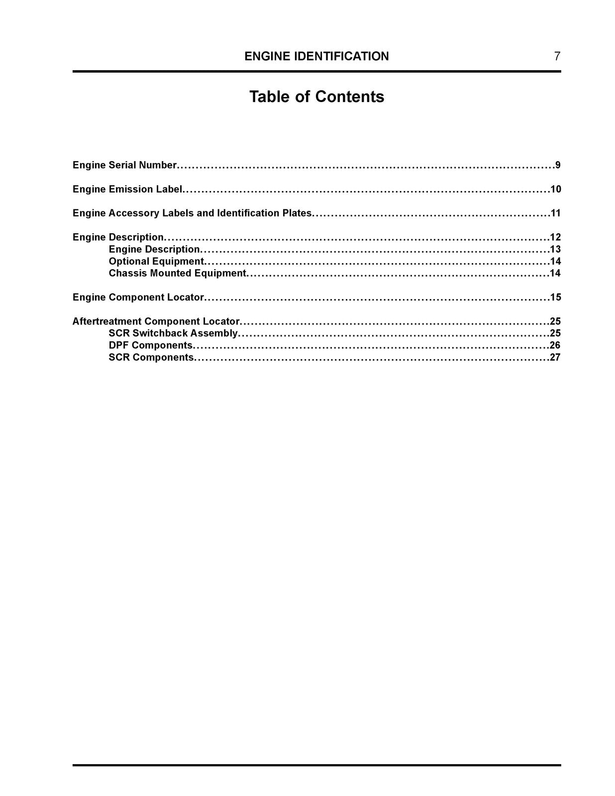 INTERNATIONAL N13 2015 Spec Engine Service Manual 2015 - WIRE BOUND - COVERS