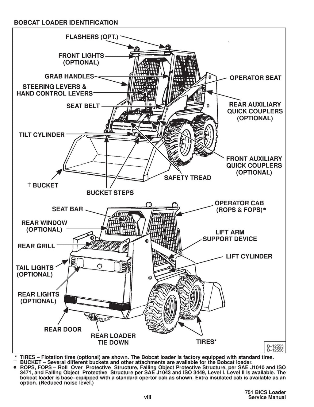 BOBCAT 751 SERVICE MANUAL SN 514711001 & UP SN 514911001 & UP, WIRE BOUND COVERS
