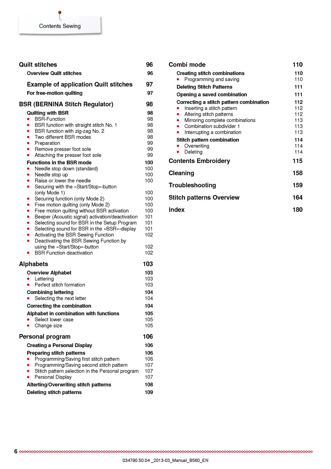 BERNINA 560 Sewing Machine Instruction Manual - STEEL WIRE BOUND - TOUGH COVERS