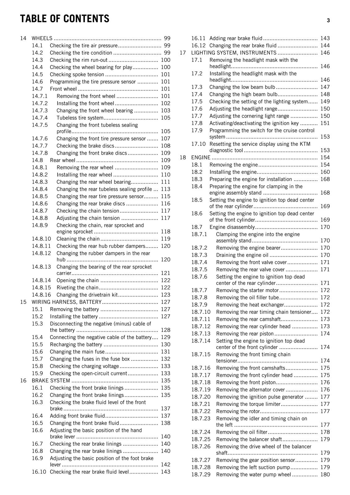 KTM 1290 Super Adventure Service Repair Manual 2016 - WIRE BOUND - TOUGH COVERS