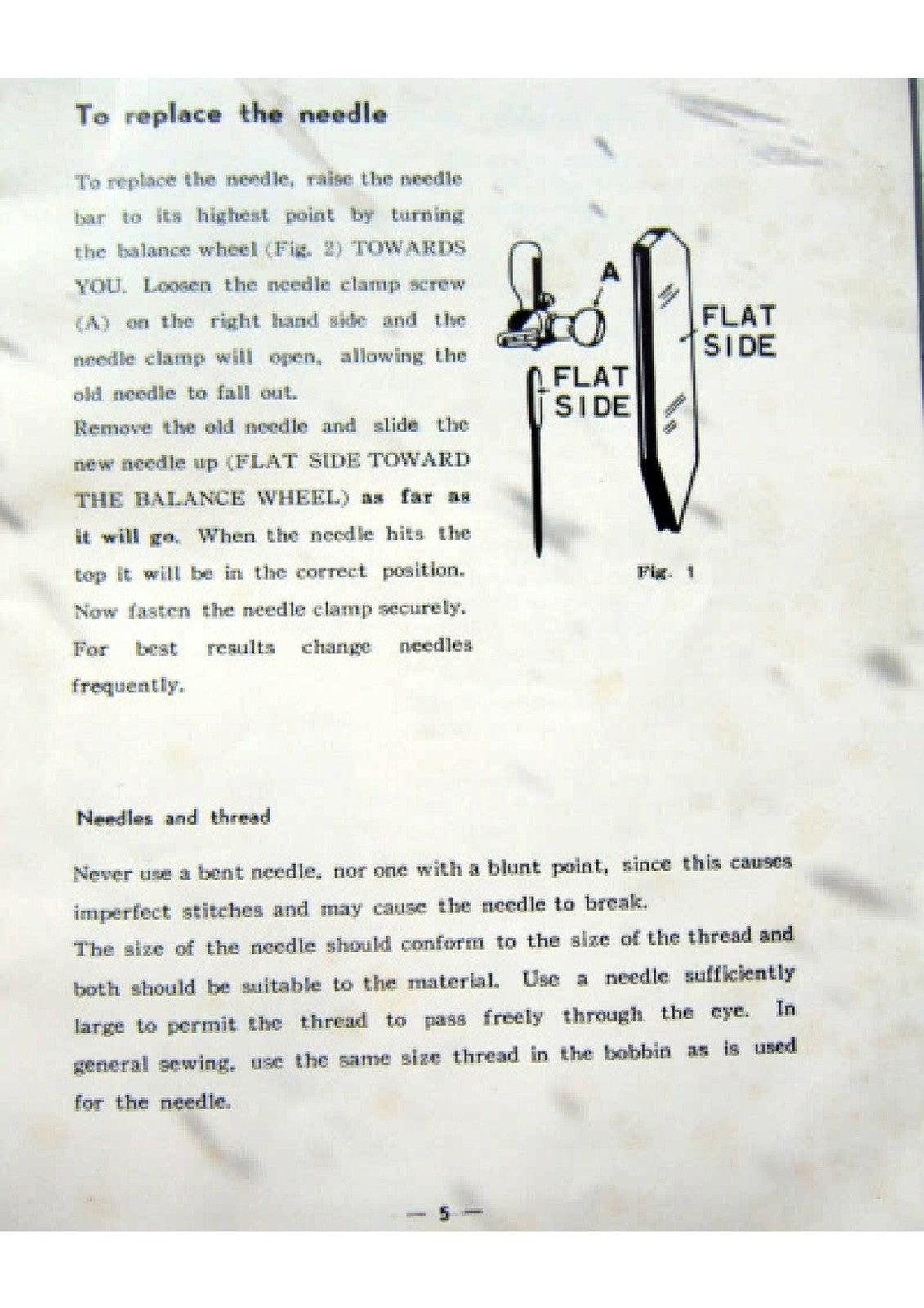 HARRIS Sewing Machine Instruction Manual - STEEL WIRE BOUND - PROTECTIVE COVERS