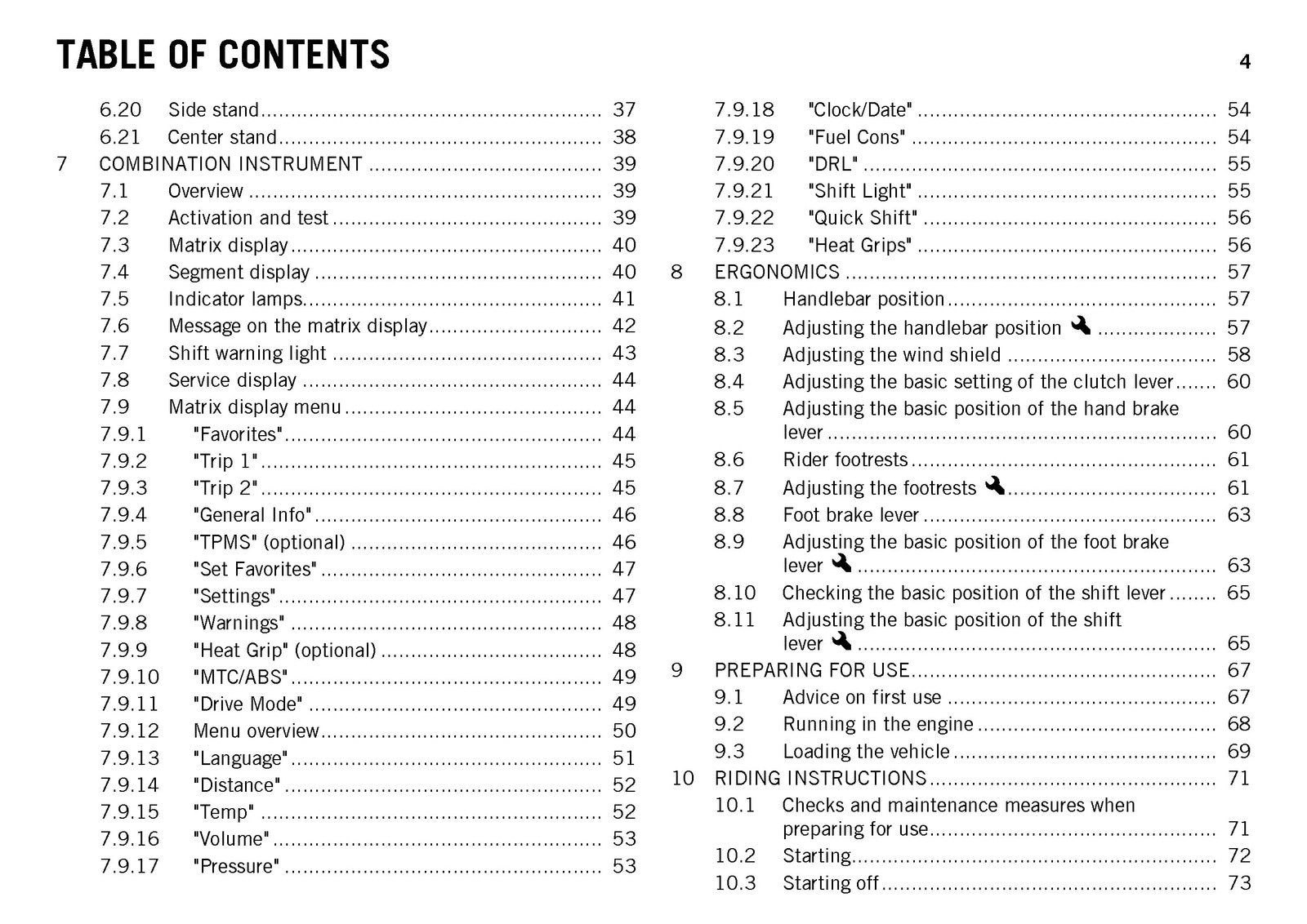 KTM 1190 Adventure R Owners Manual 2014 - STEEL WIRE BOUND - PROTECTIVE COVERS