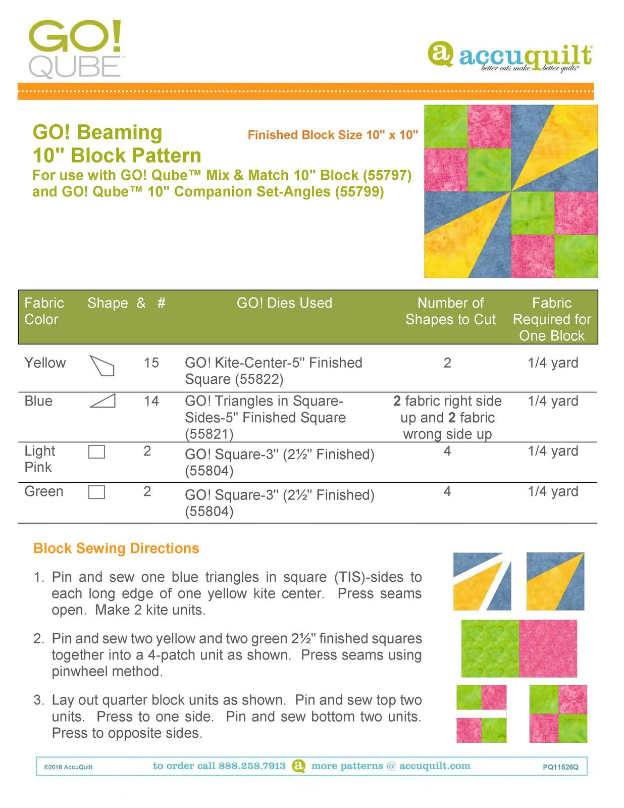 ACCUQUILT Go Qube 10" Angles - STEEL WIRE BOUND - PROTECTIVE COVERS