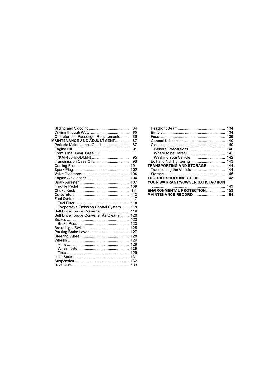 KAWASAKI Mule SX 4x4 SE Utility Vehicle Owners Manual 2019 - WIRE BOUND - COVERS