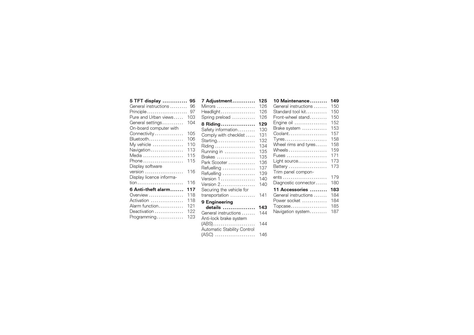 BMW C400X Scooter Owners Manual 2019 - STEEL WIRE BOUND - PROTECTIVE COVERS