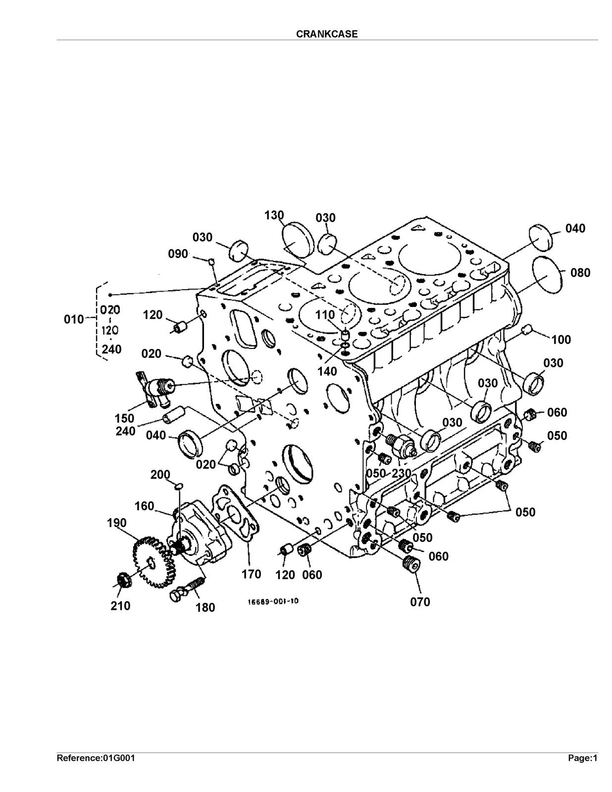 KUBOTA G1800 Parts Manual - STEEL WIRE BOUND - PROTECTIVE COVERS