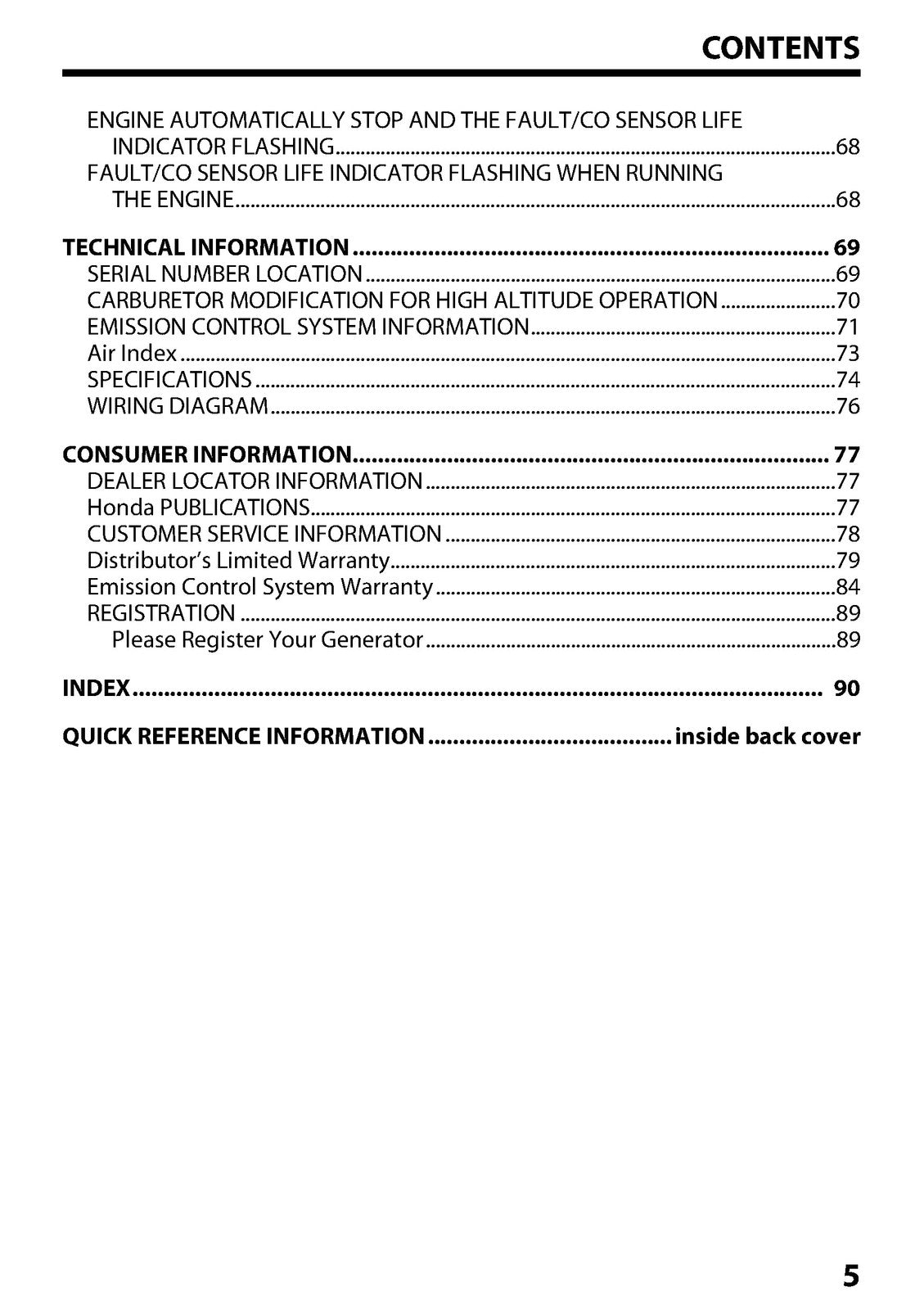 HONDA EU1000i Generator Owners Manual 2021 - STEEL WIRE BOUND - TOUGH COVERS