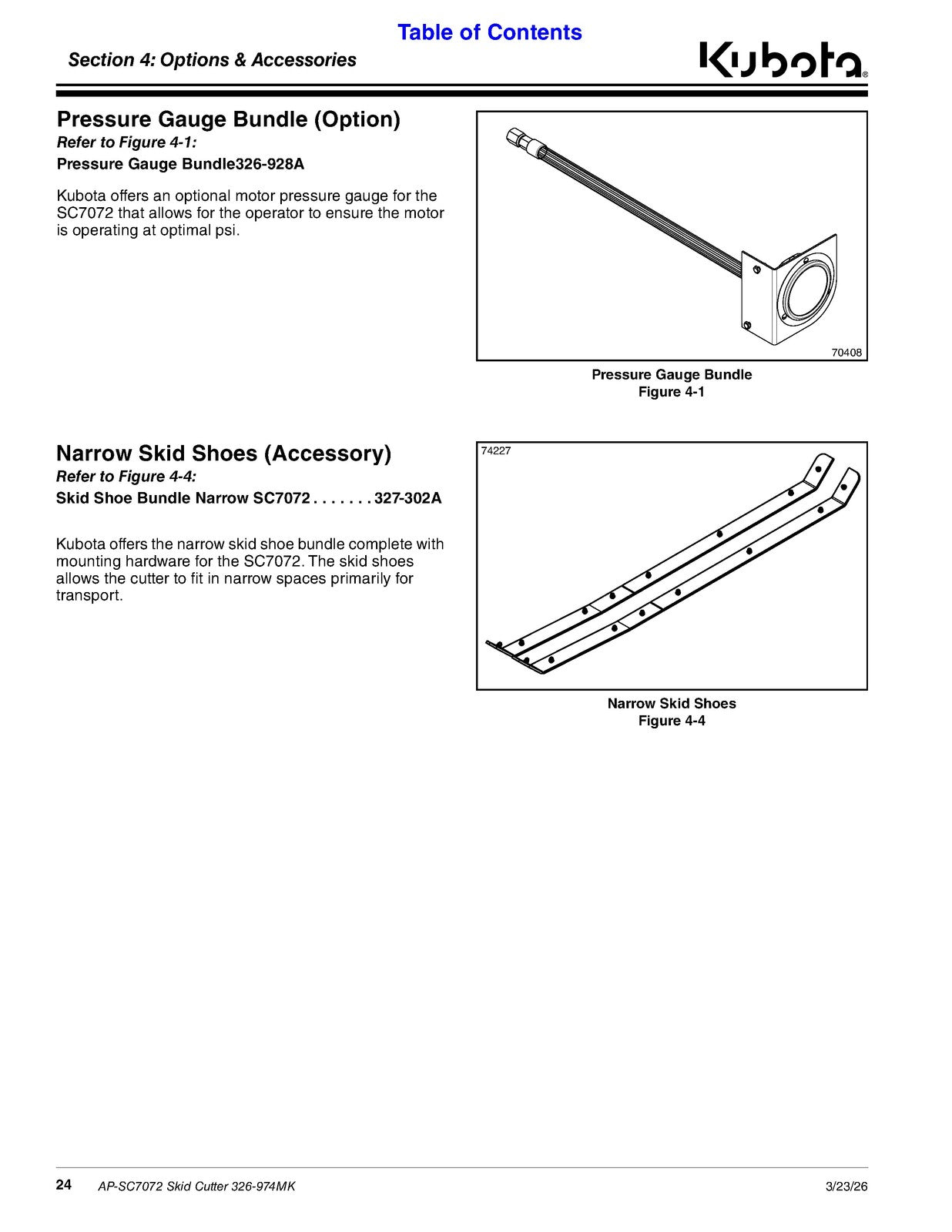LAND PRIDE SC70 Series Skid Cutter Operators Manual - WIRE BOUND - TOUGH COVERS