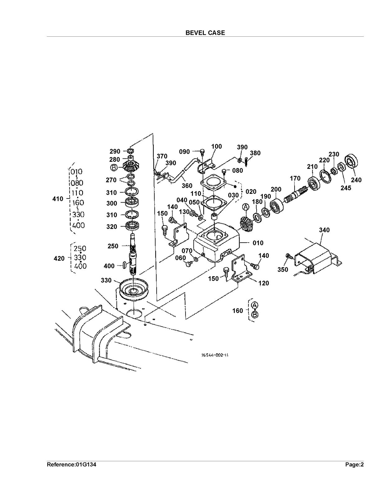 KUBOTA RC72-F24 Parts Manual - STEEL WIRE BOUND - PROTECTIVE COVERS