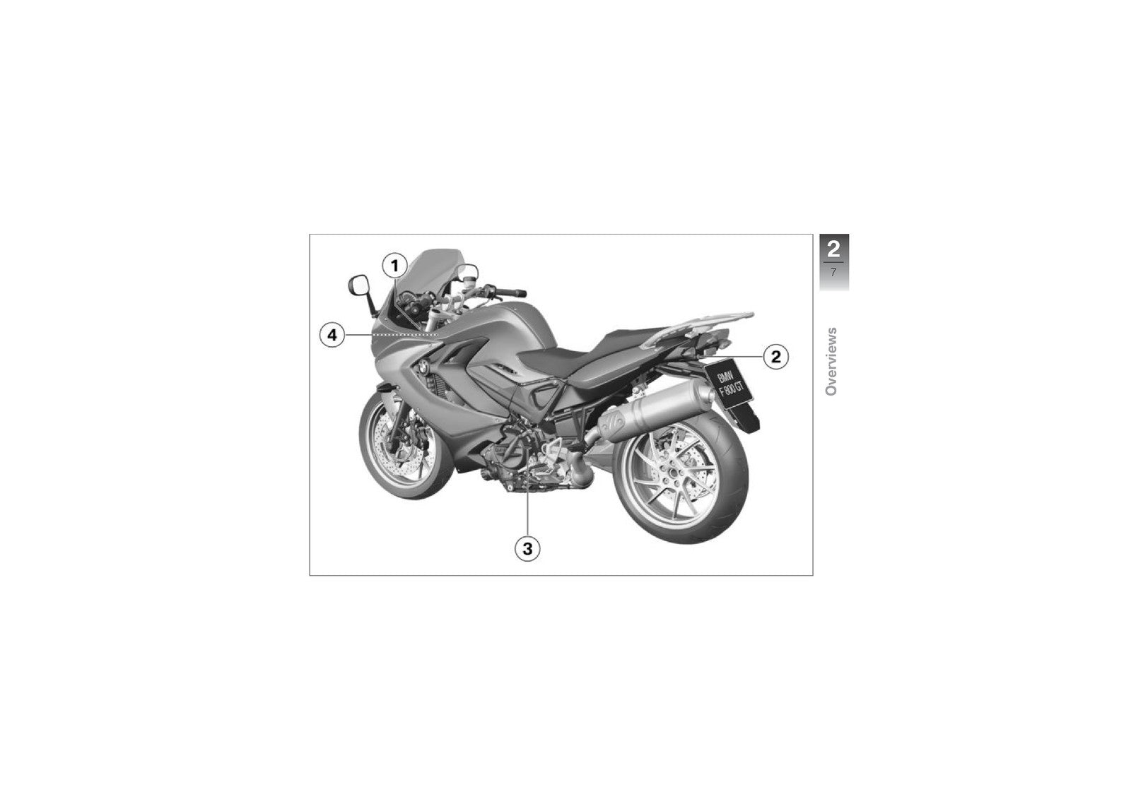 BMW F 800 GT Motorcycle Owners Manual 2014 - STEEL WIRE BOUND - TOUGH COVERS