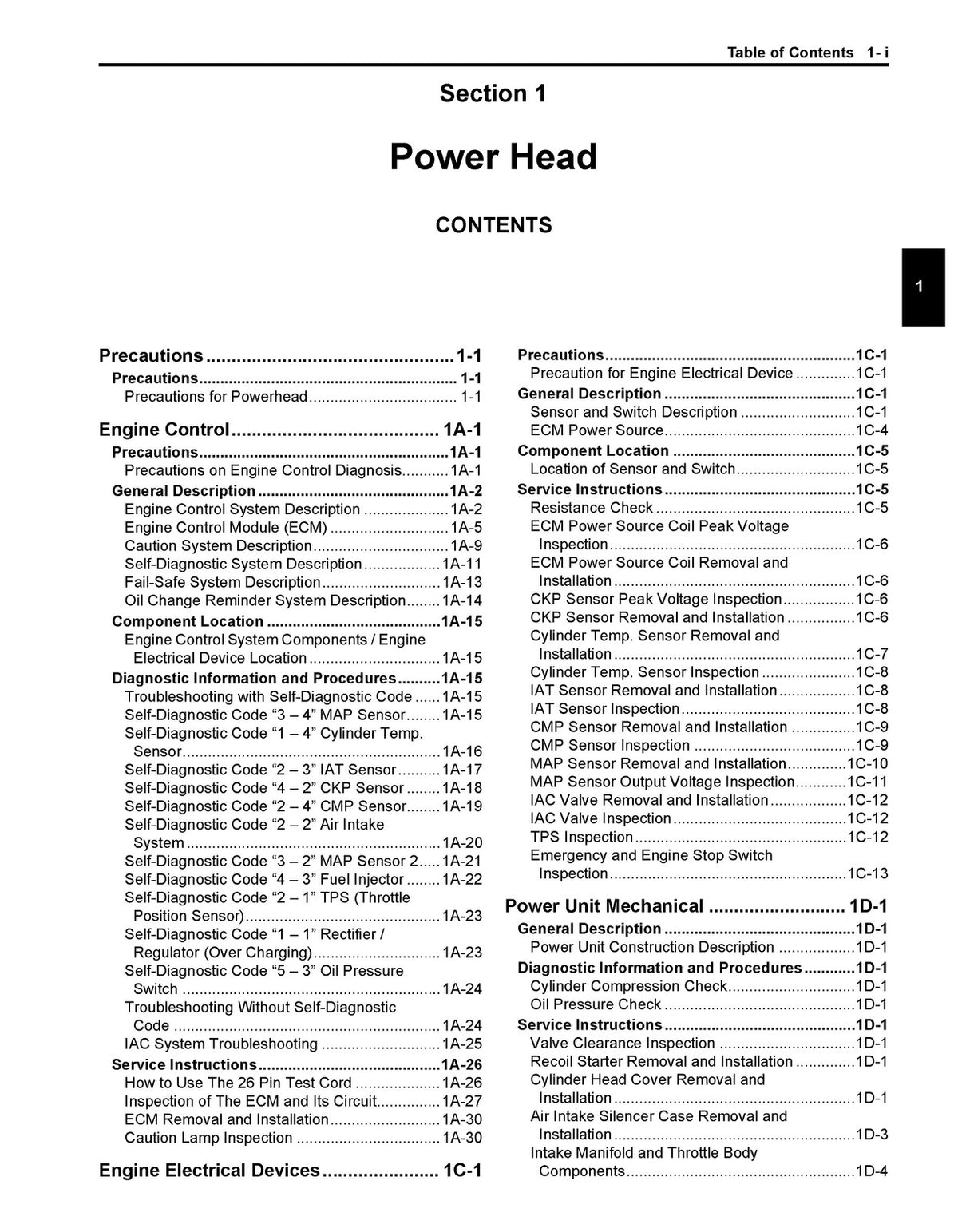 SUZUKI DF99B DF15A DF20A Outboard Motor Service Manual - WIRE BOUND - COVERS