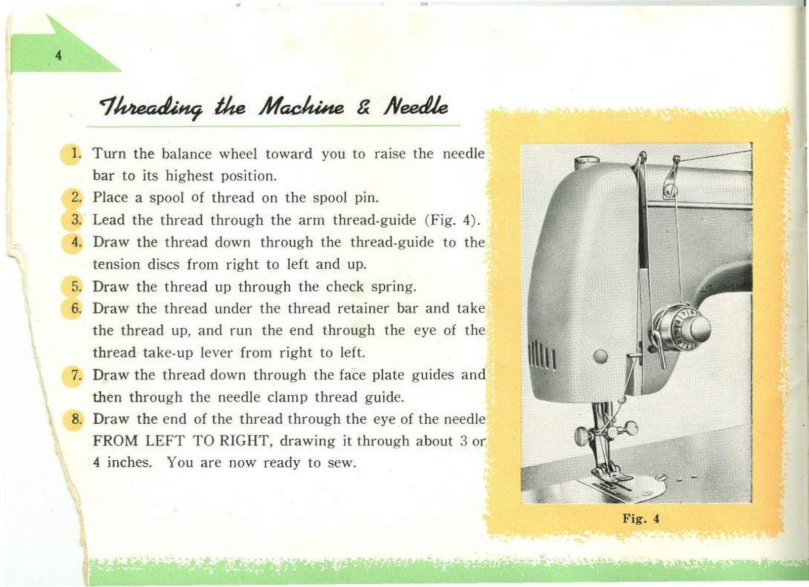 UNIVERSAL Automatic Super Zig-Zag MSAZ Sewing Machine Instruction Manual - BOUND
