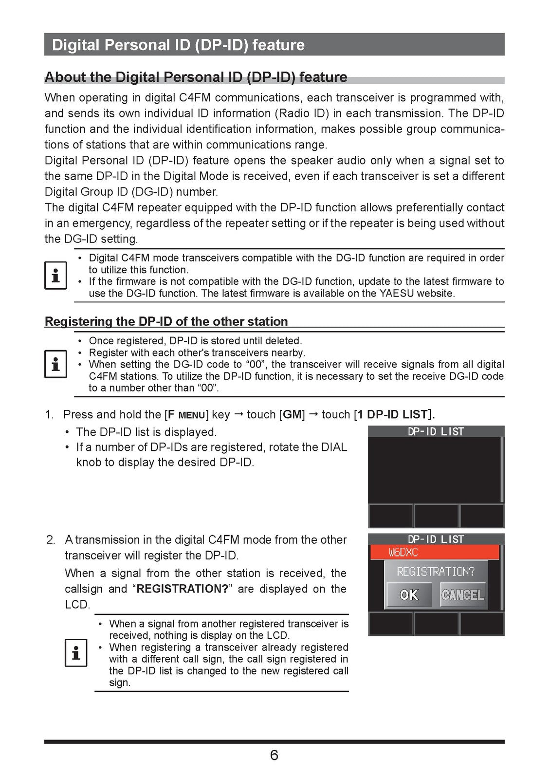 YAESU FT5DR FT5DE Dual Band Digital Transceiver Advance Manual - WIRE BOUND