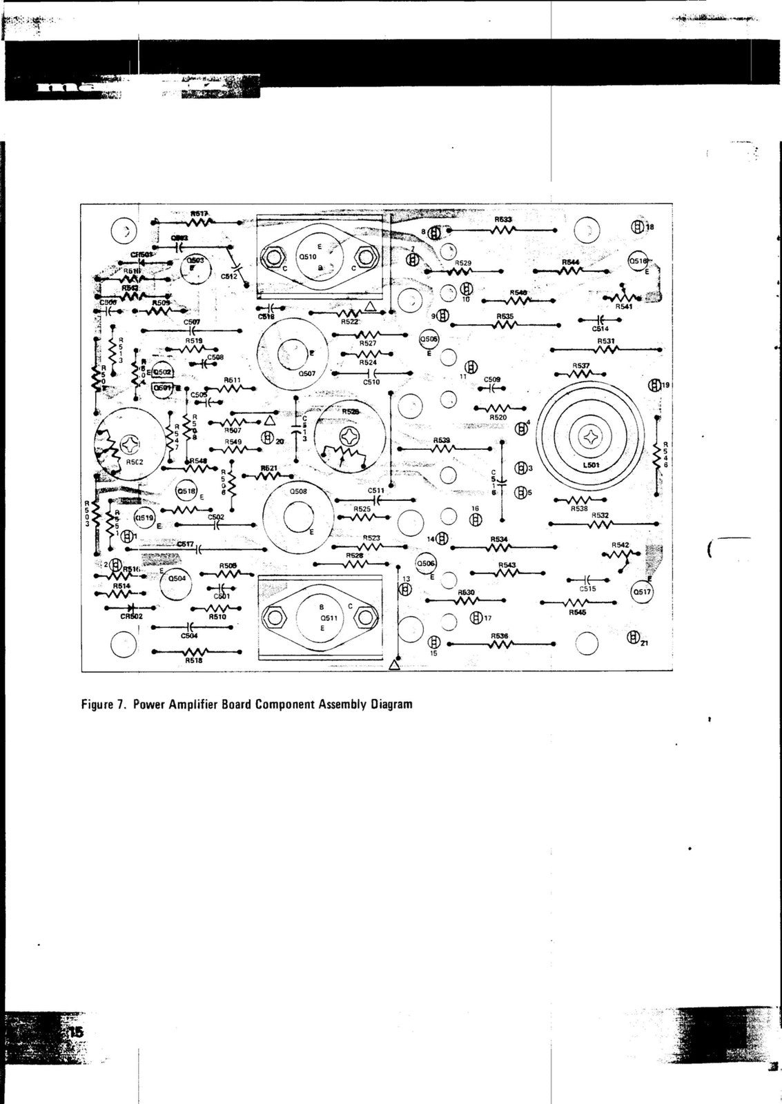 MARANTZ Model Two Fifty 250 Stereo Power Amplifier Service Manual - WIRE BOUND