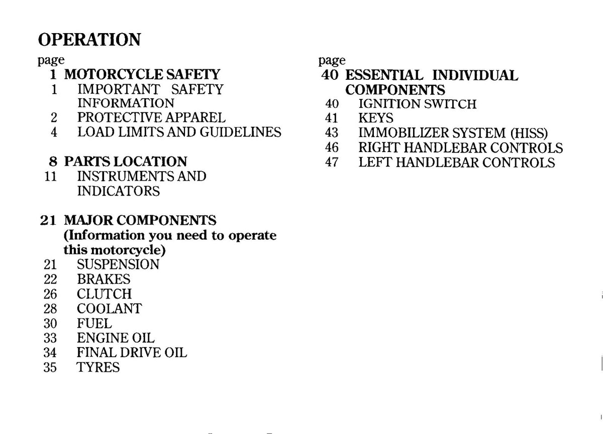 HONDA VT400C Owners Manual 2008 - STEEL WIRE BOUND - PROTECTIVE COVERS