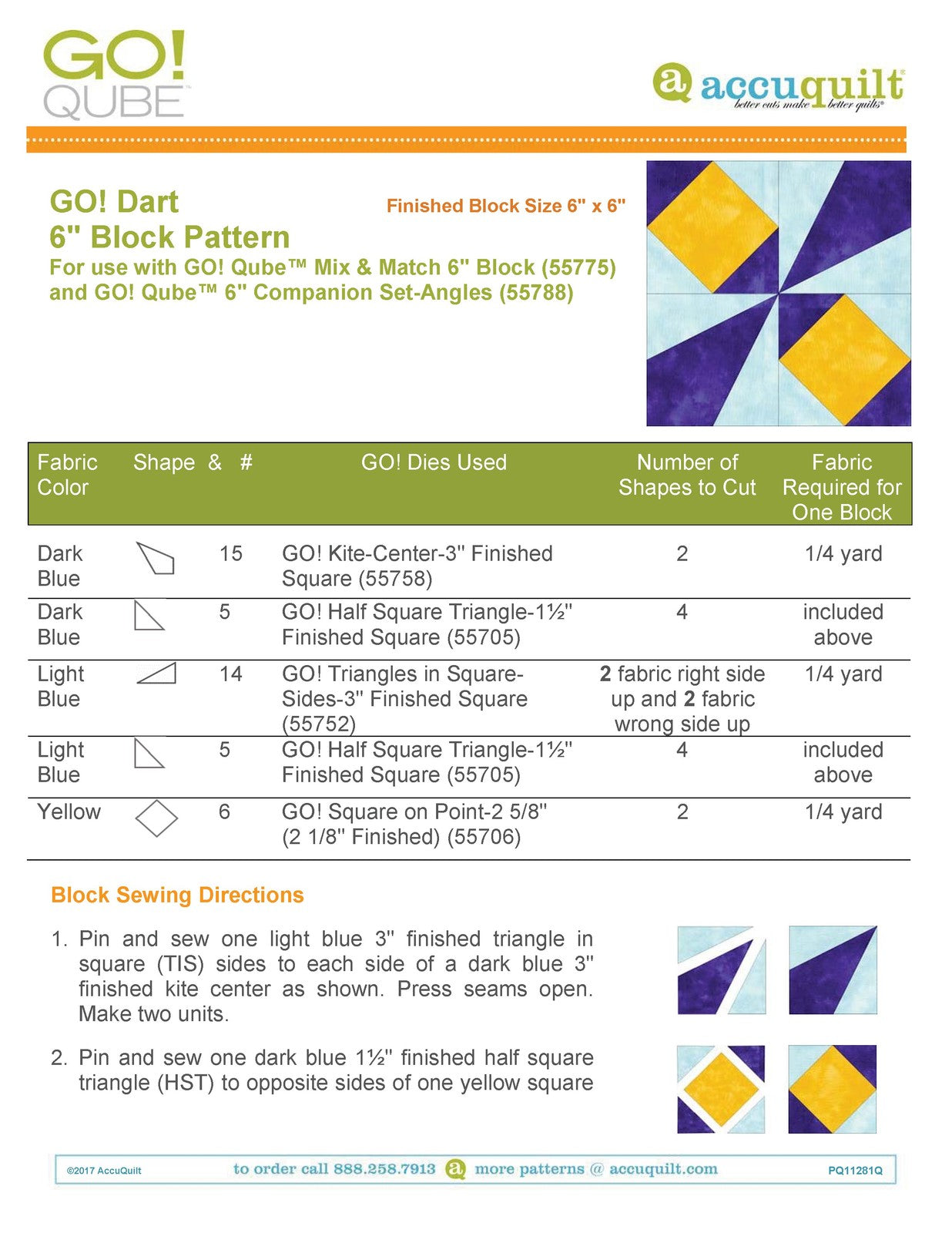 ACCUQUILT Go Qube 6" Angles - STEEL WIRE BOUND - PROTECTIVE COVERS