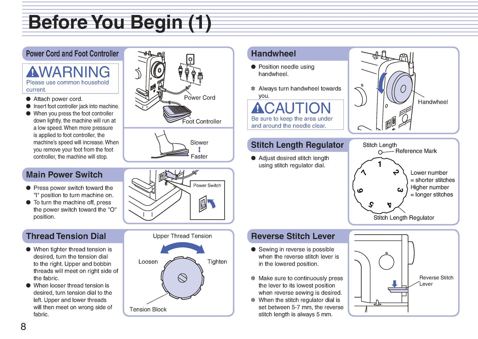 BABY LOCK Accomplish BL520B Sewing Machine Instruction Manual - WIRE BOUND