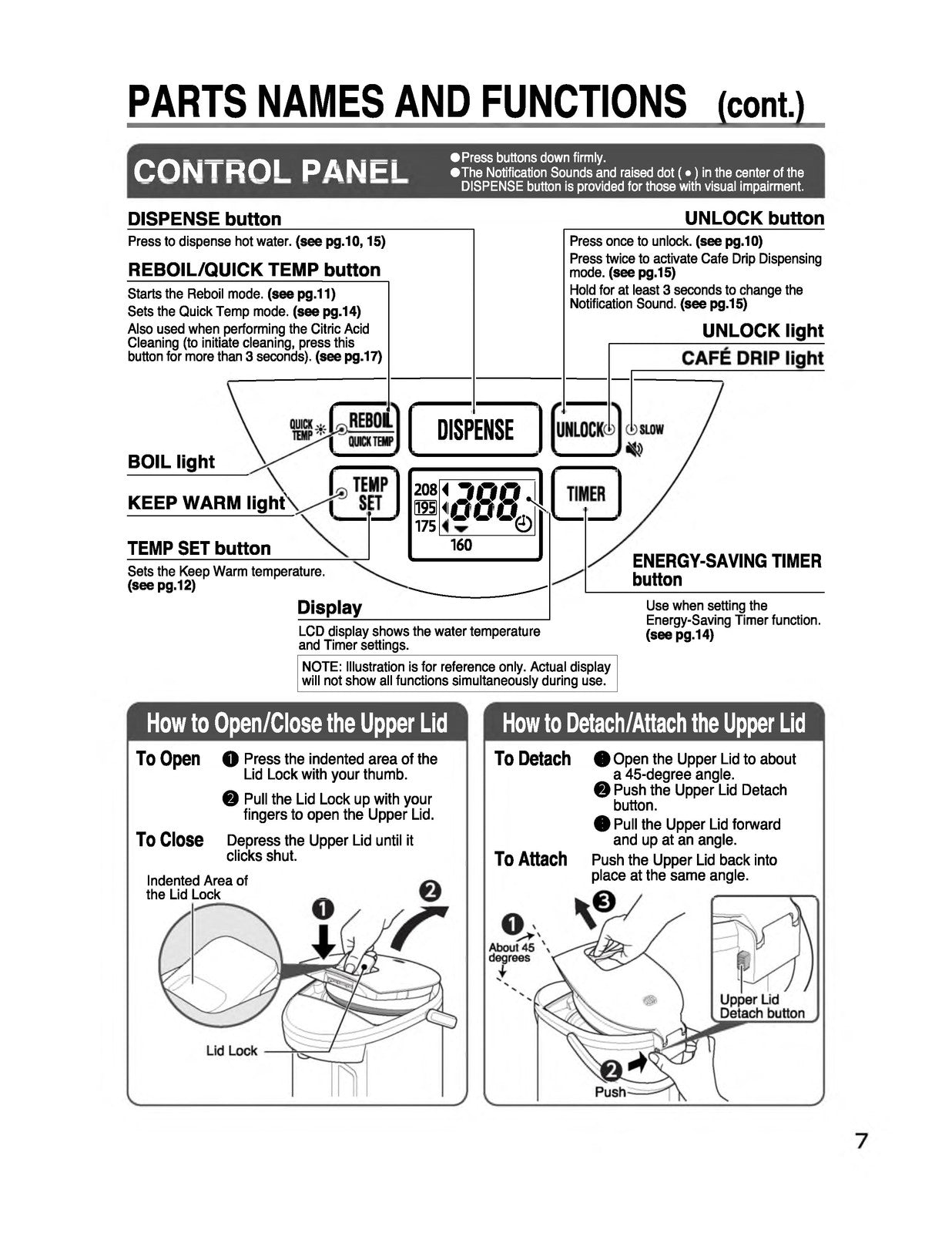 ZOJIRUSHI CD-NAC40 50 Micom Water Boiler Operating Instructions Manual - BOUND