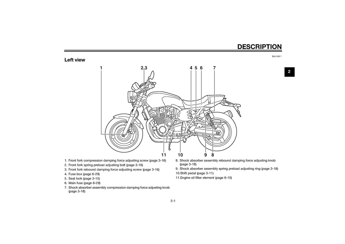 YAMAHA XJR1300C Motorcycle Owners Manual 2015 - STEEL WIRE BOUND - TOUGH COVERS