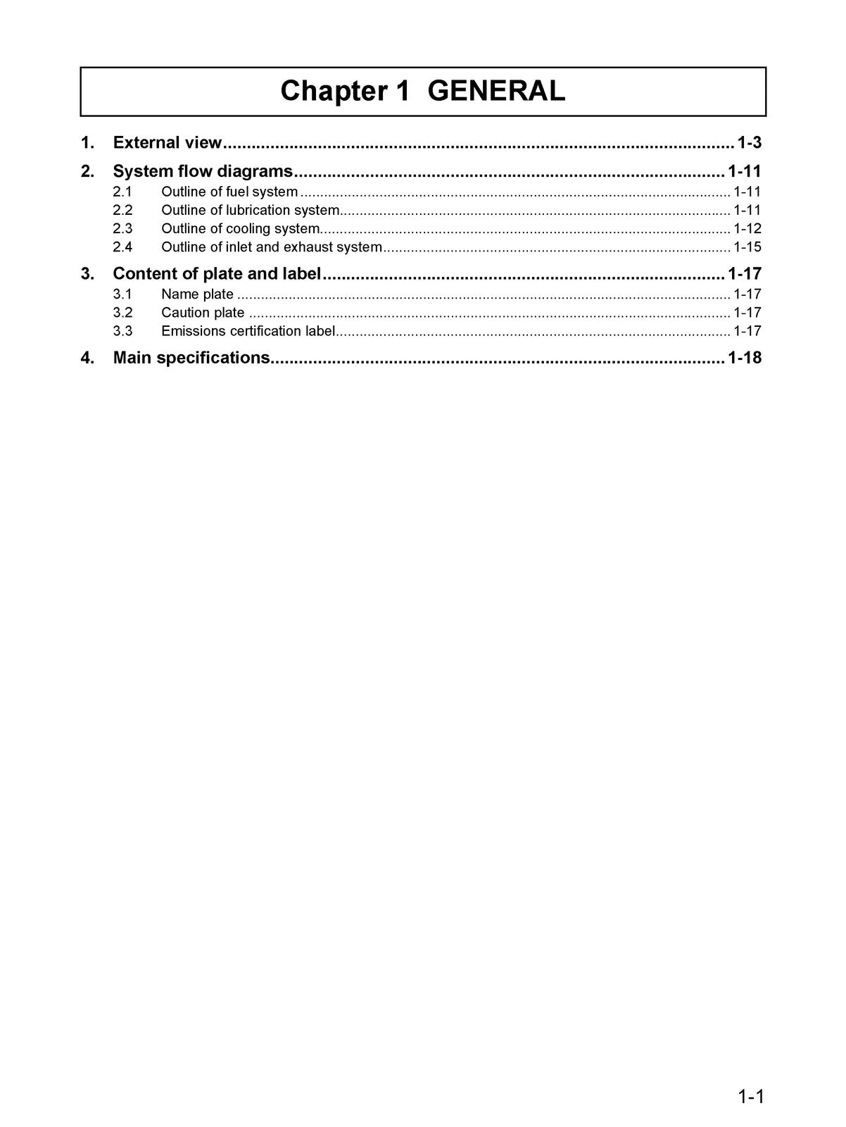 MITSUBISHI Diesel Engine S12R Service Manual - STEEL WIRE BOUND - TOUGH COVERS