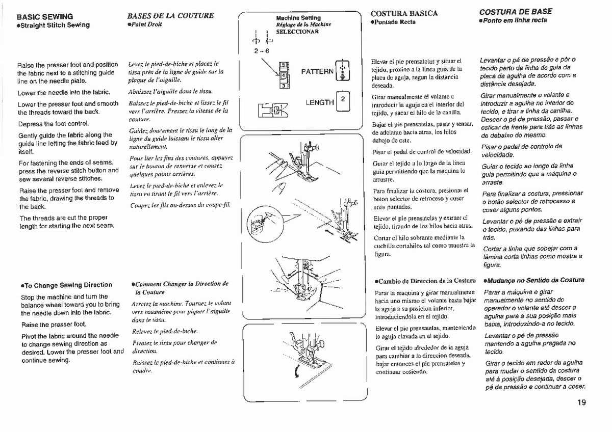 ALFA 1322 1422 Sewing Machine Instruction Book Manual - WIRE BOUND - COVERS