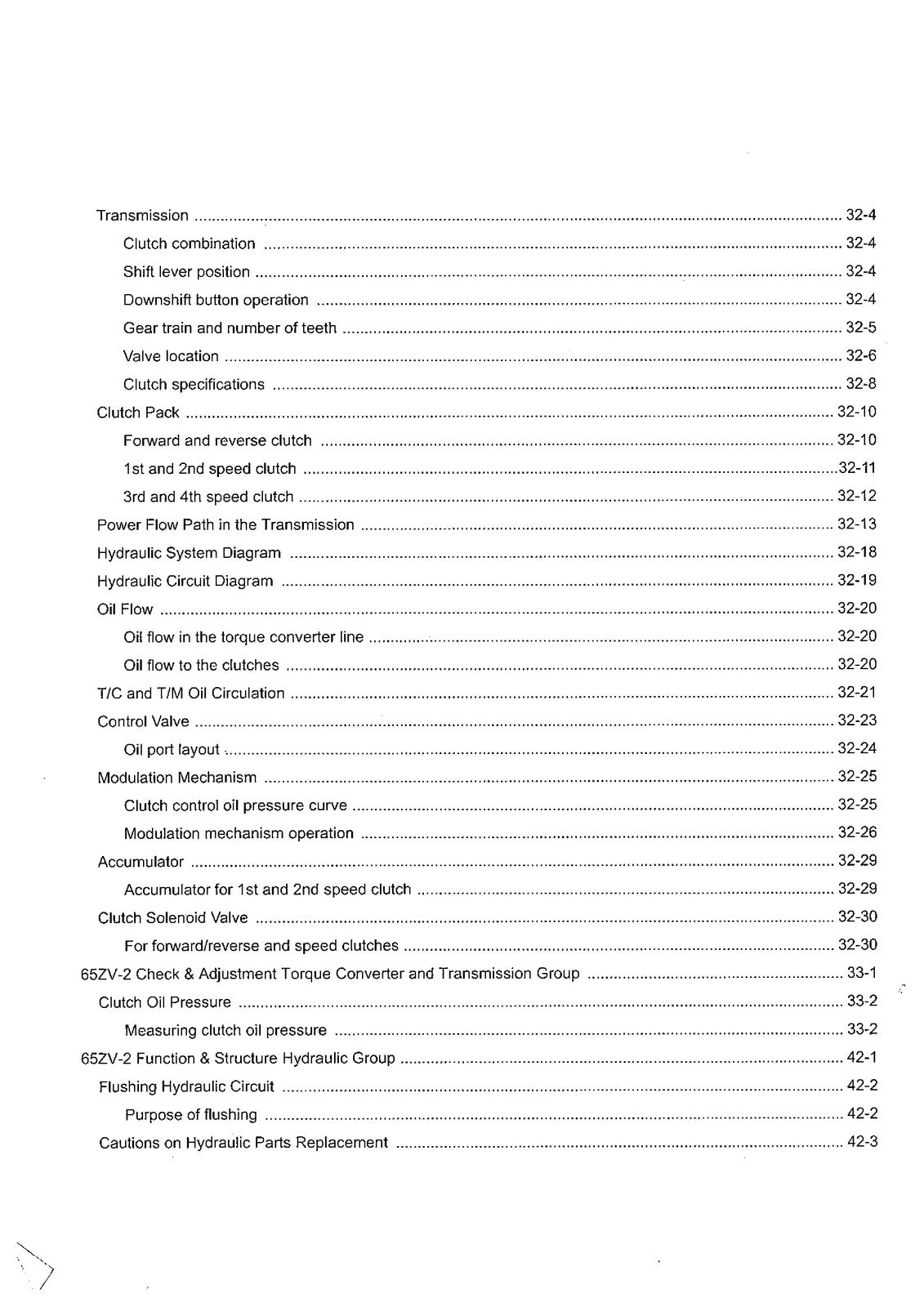 KAWASAKI 65ZV-2 Wheel Loader Shop Manual SN 65J4-9001 Up 2011, FOLDOUTS