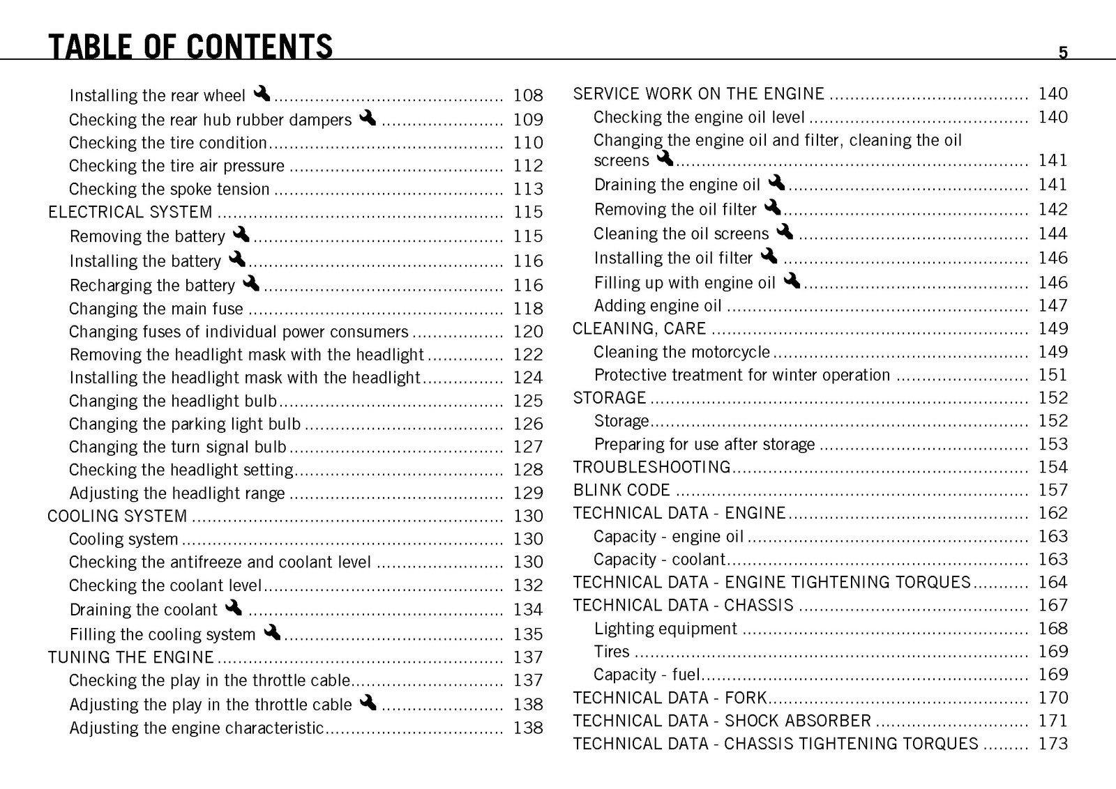 HUSQVARNA 690 Enduro R EU Owners Manual 2011 - STEEL WIRE BOUND - TOUGH COVERS