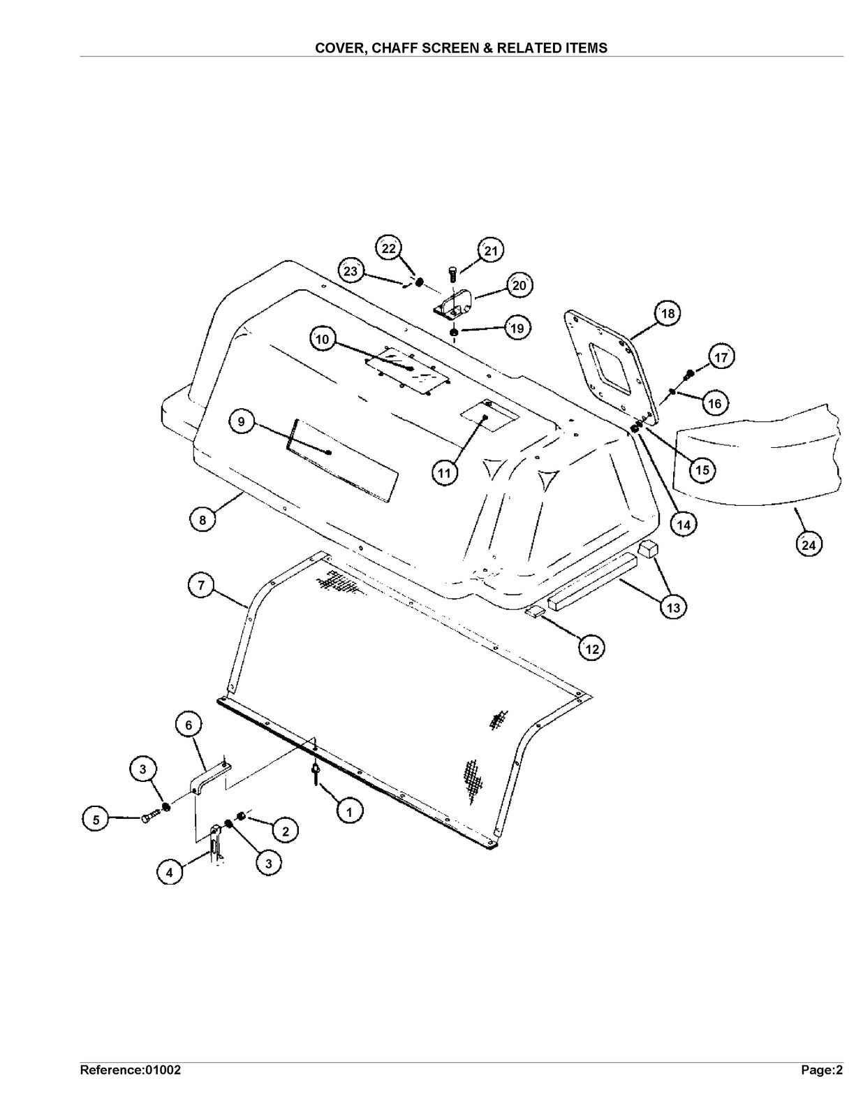 KUBOTA GC60G Parts Manual - STEEL WIRE BOUND - PROTECTIVE COVERS